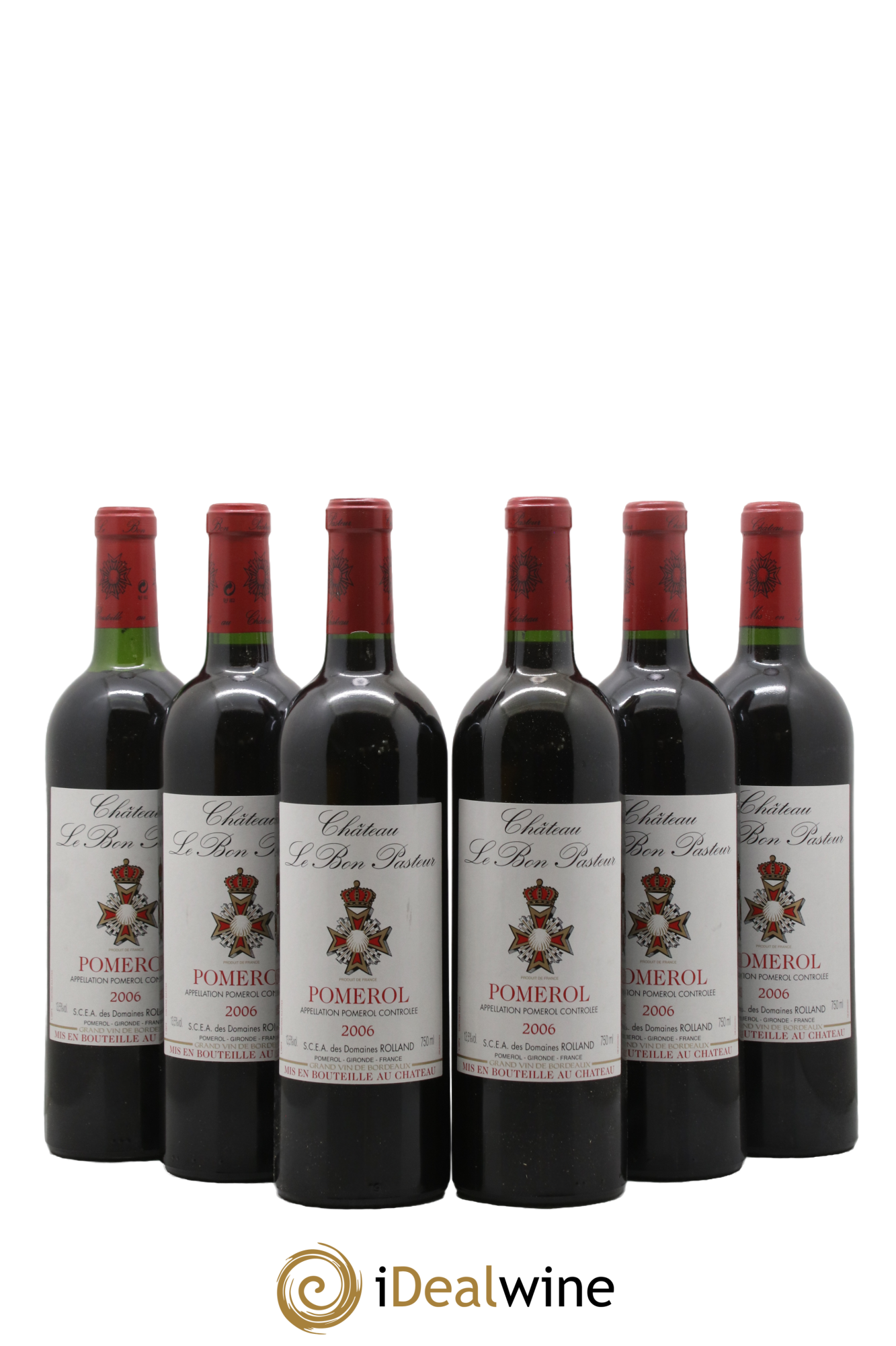 Château le Bon Pasteur 2006 - Lot of 6 bottles - 0
