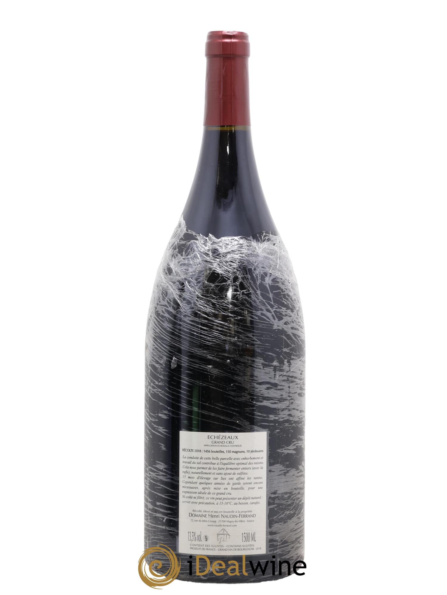 Echezeaux Grand Cru Claire Naudin 2018 - Lot de 1 magnum - 1