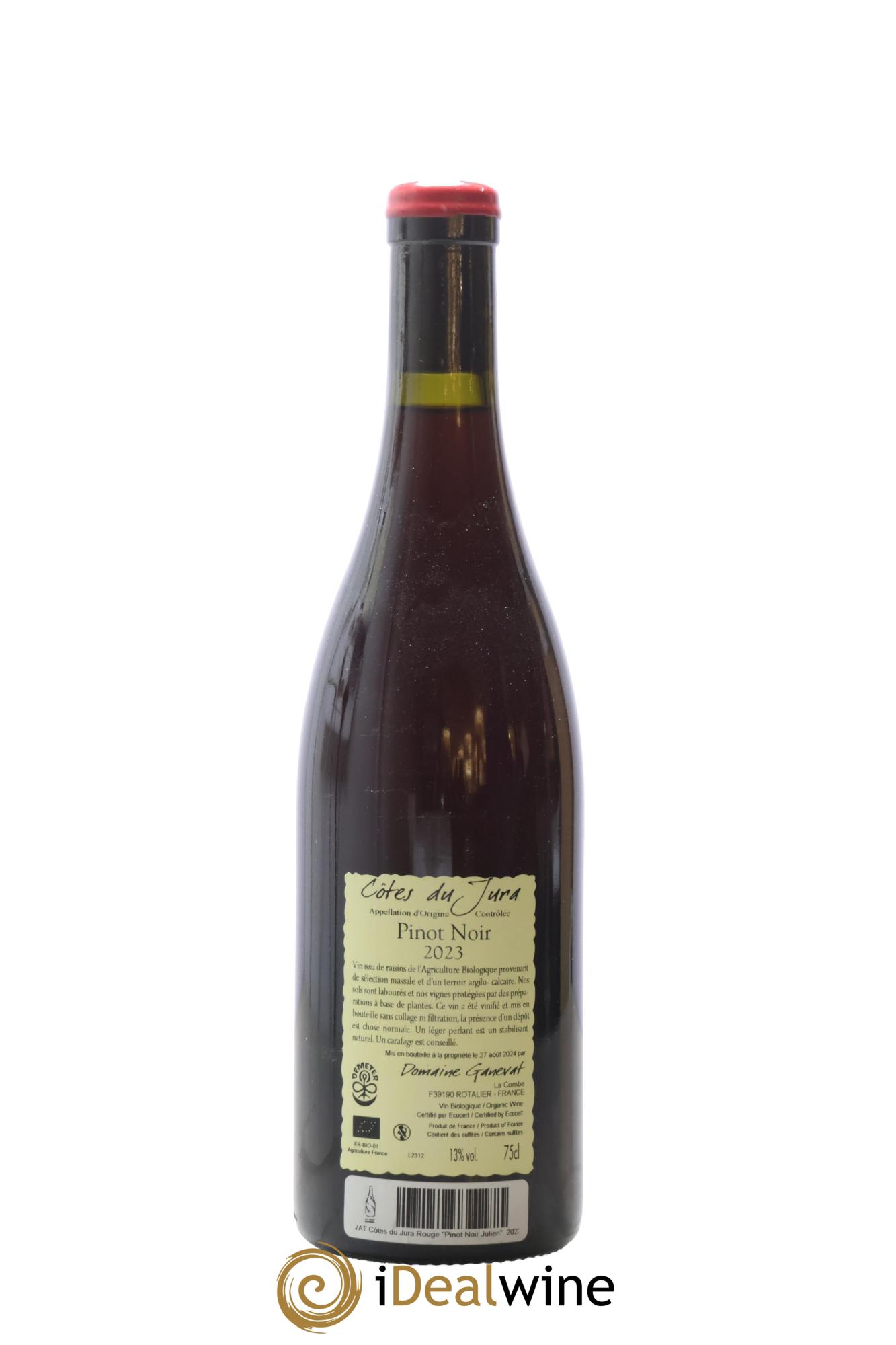 Côtes du Jura Cuvée Julien Jean-François Ganevat (Domaine) 2023 - Lotto di 1 bottiglia - 1