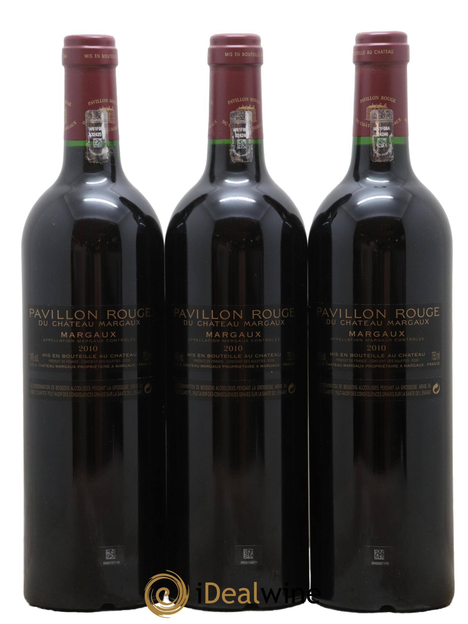 Pavillon Rouge du Château Margaux Second Vin 2010 - Lot de 12 bouteilles - 8