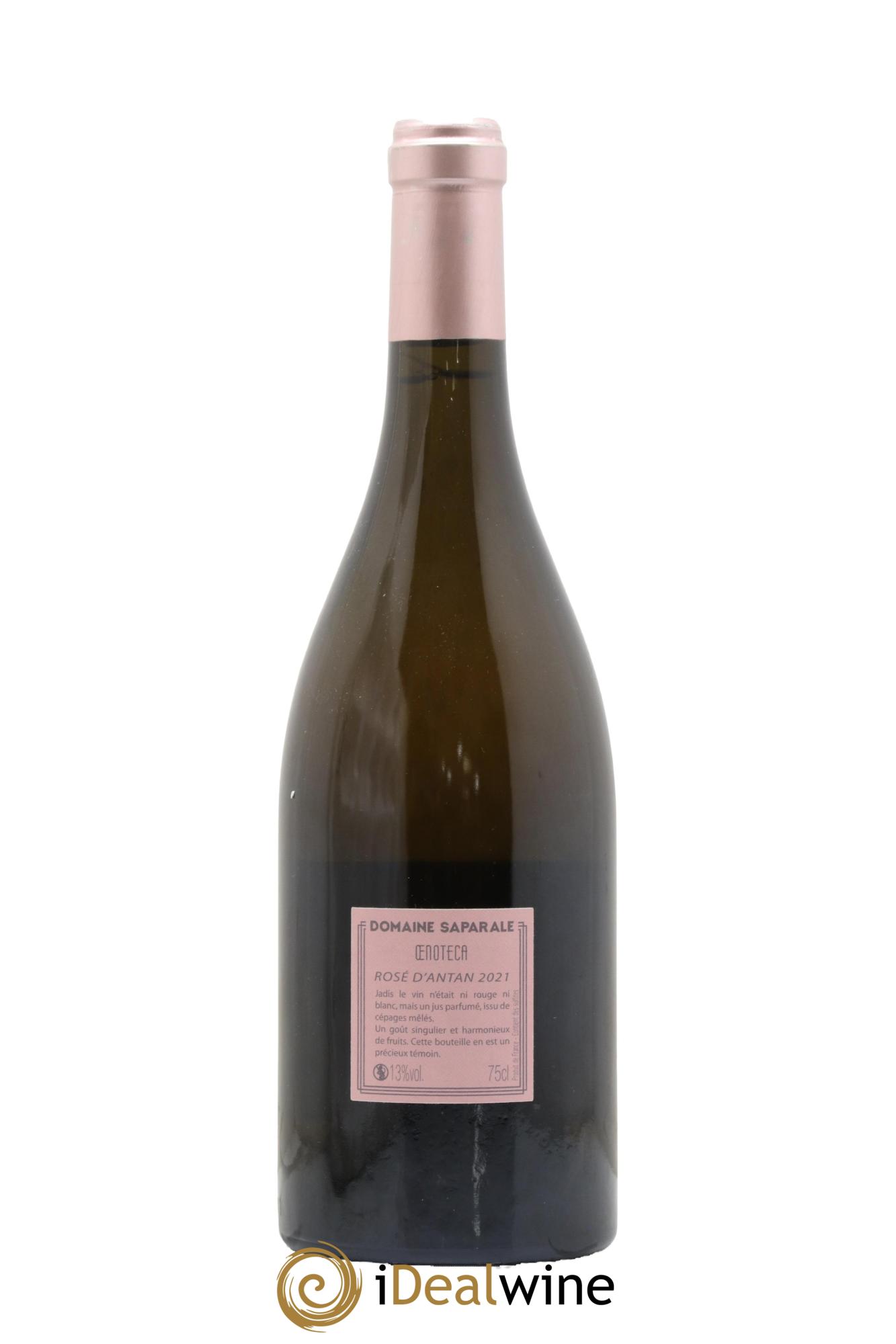 Vin de Corse Oenoteca Domaine Saparale 2021 - Lot of 1 bottle - 1