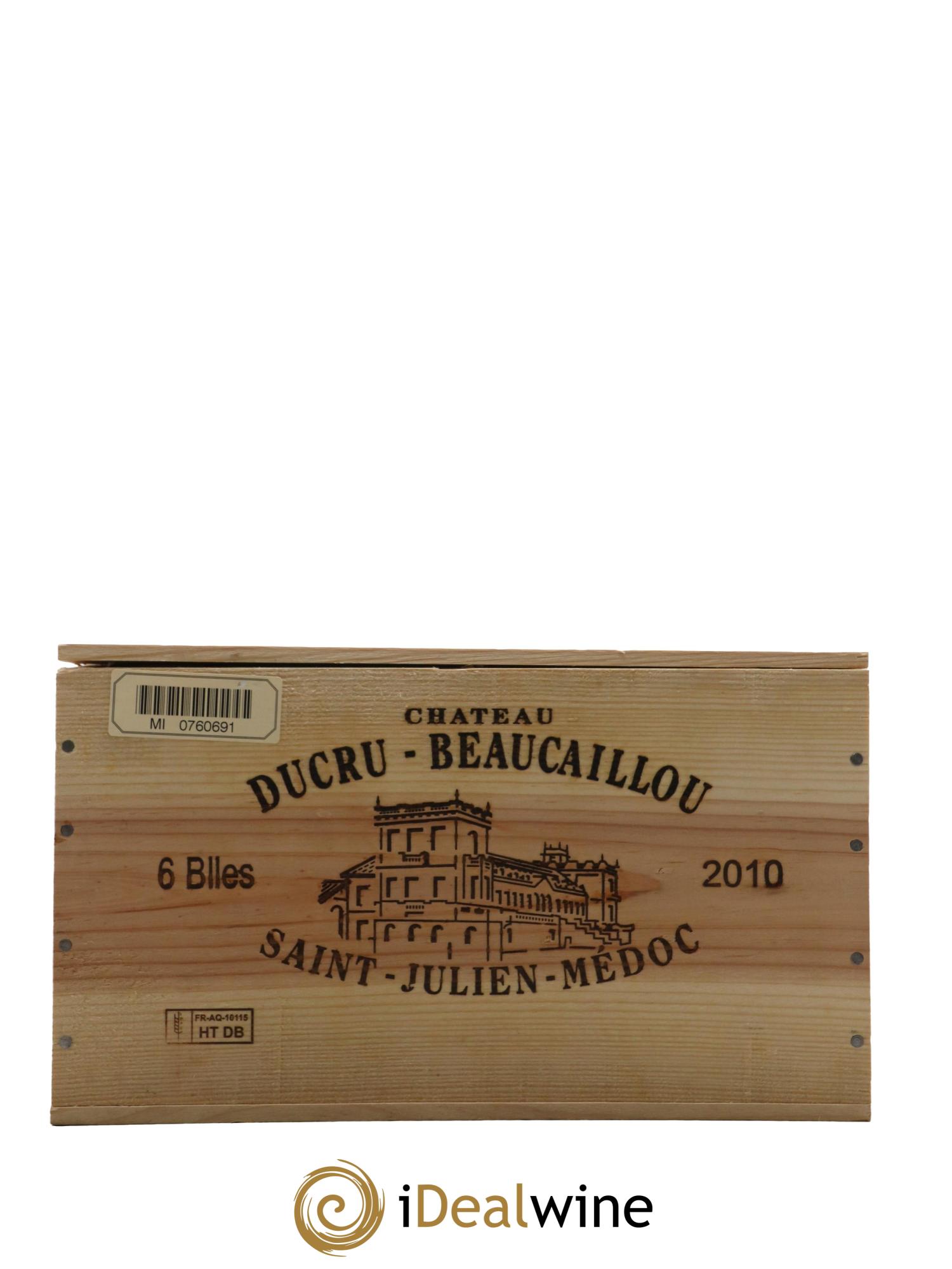 Château Ducru Beaucaillou 2ème Grand Cru Classé 2010 - Lotto di 6 bottiglie - 5