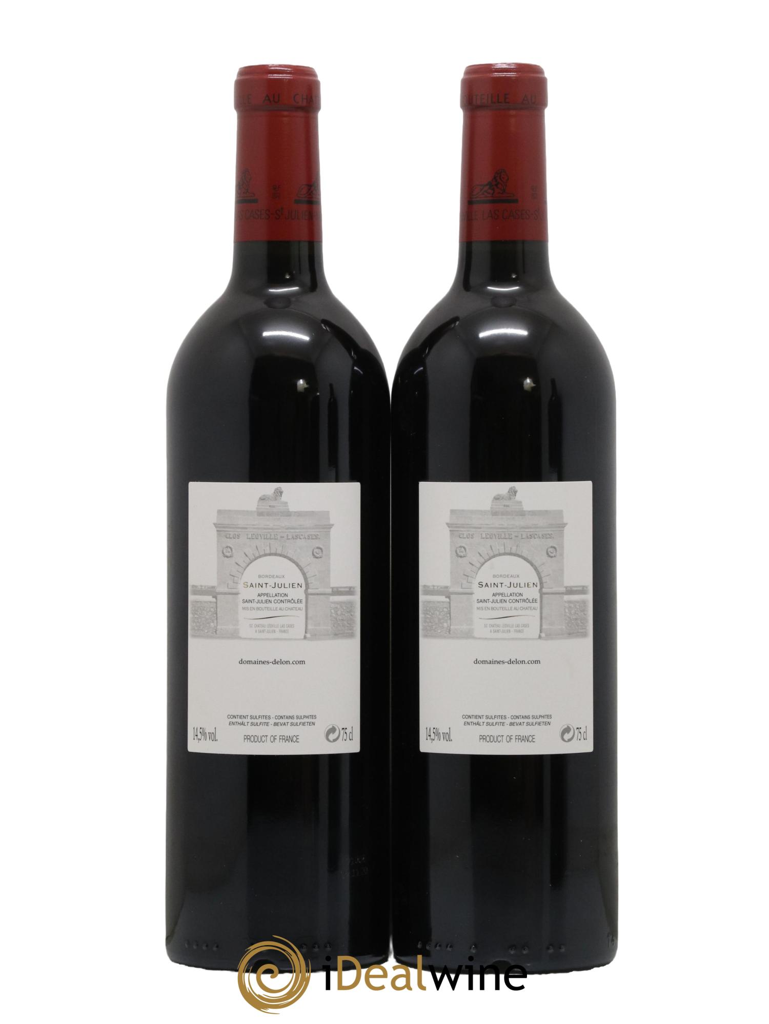 Château Léoville Las Cases 2ème Grand Cru Classé 2018 - Lot de 2 bouteilles - 1