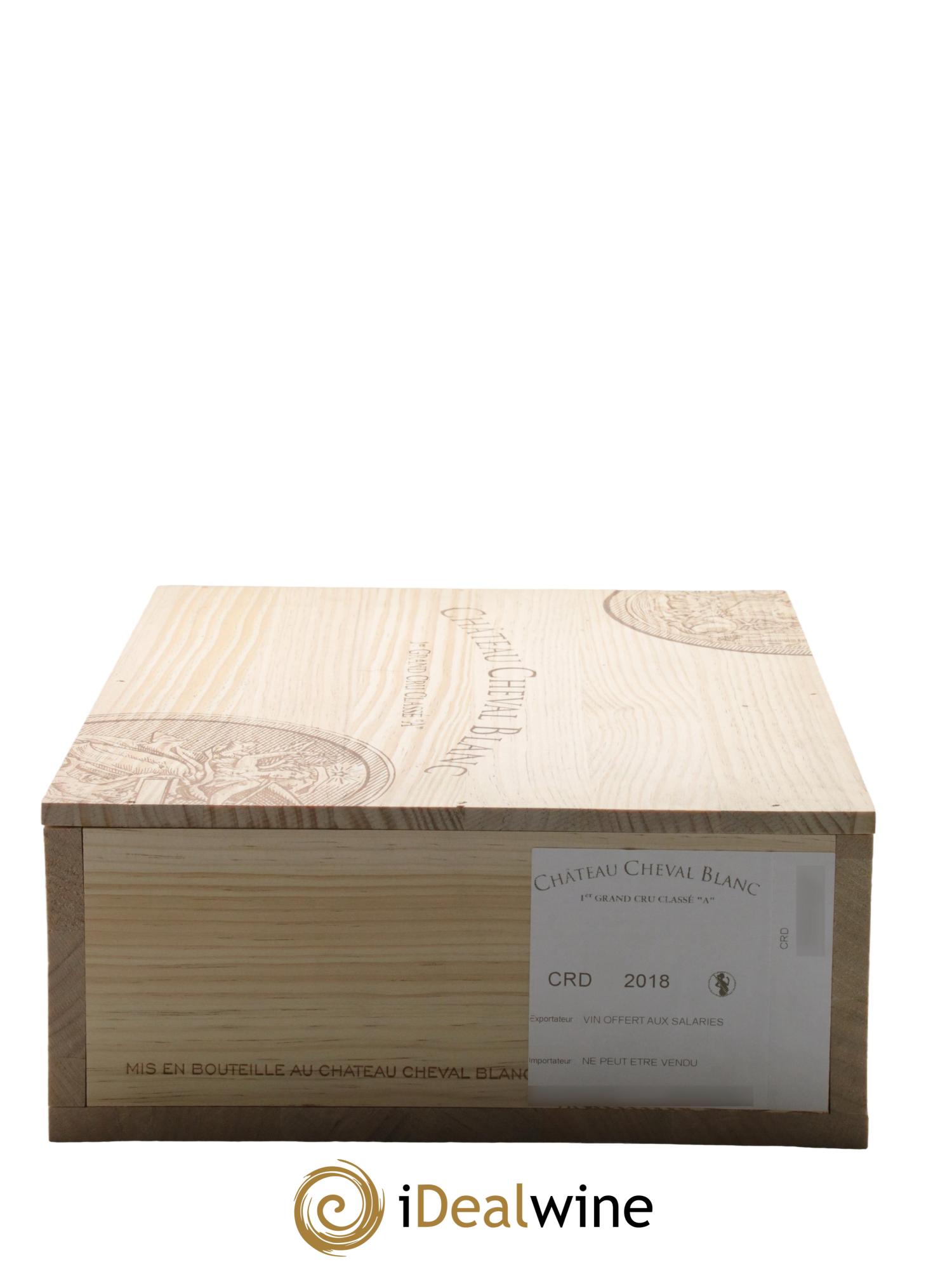 Château Cheval Blanc 1er Grand Cru Classé A 2018 - Lot de 3 bouteilles - 3