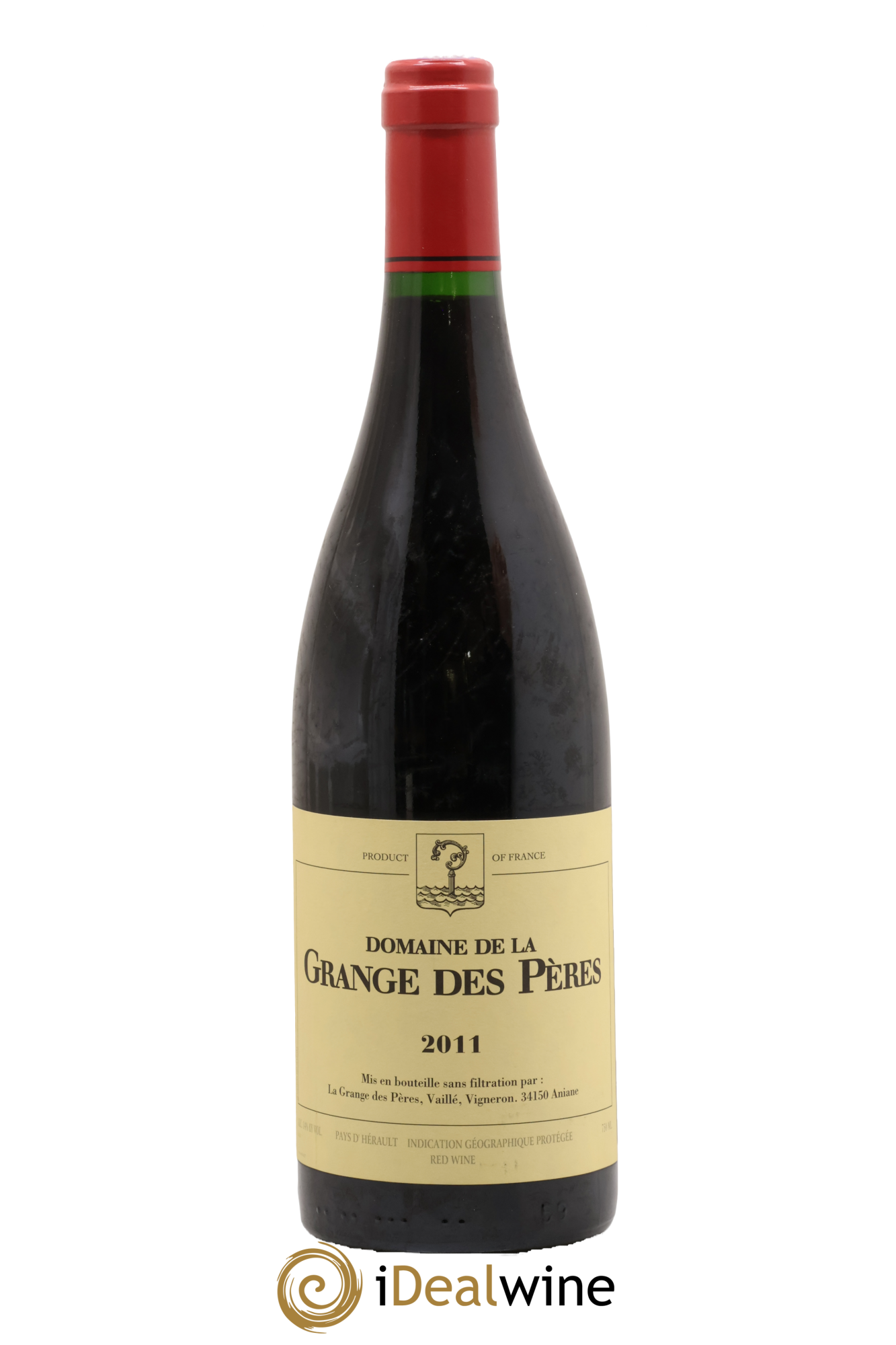 Pays d'Hérault Grange des Pères Laurent Vaillé 2011 - Lot of 1 bottle - 0