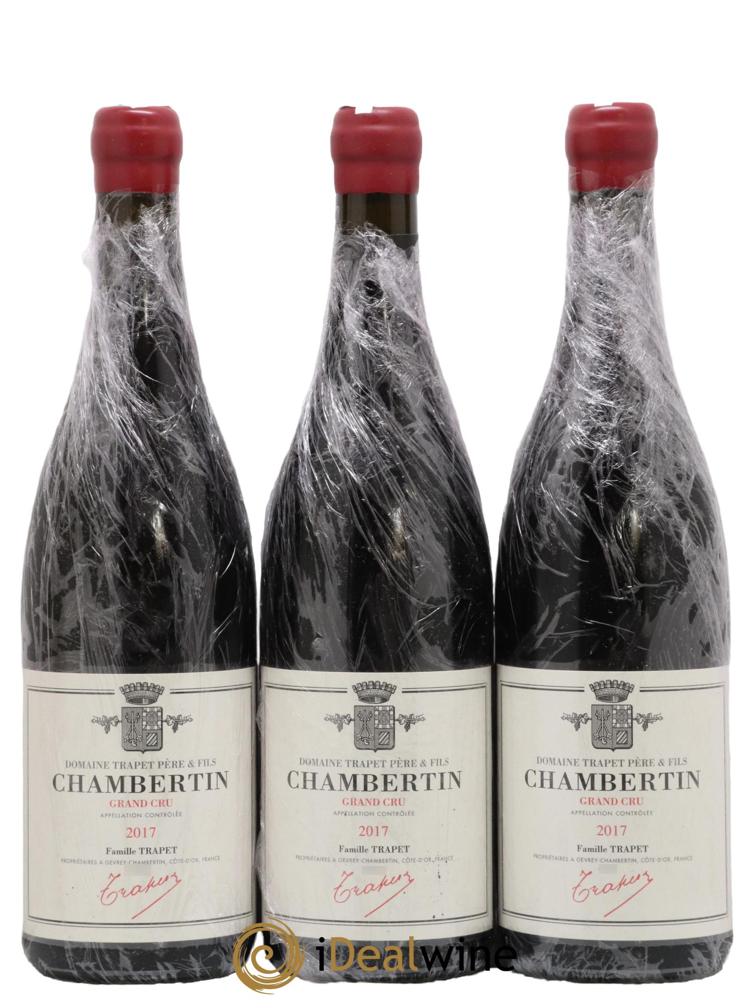 Chambertin Grand Cru Domaine Trapet 2017 - Lot de 3 bouteilles - 0