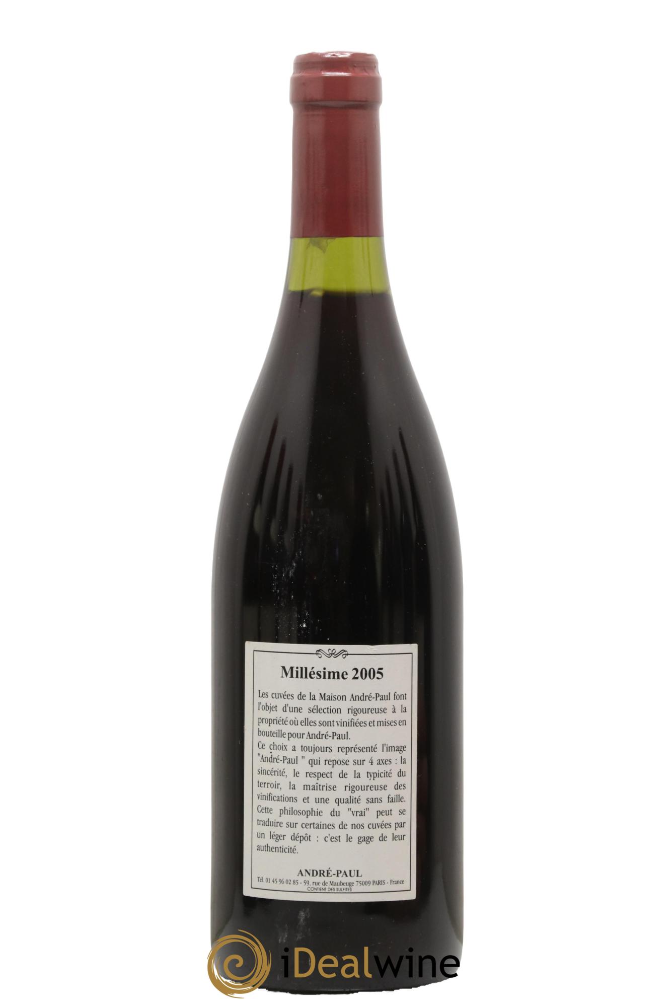 Bourgogne Vieilles Vignes Domaine Maréchal Caillot 2005 - Lot of 1 bottle - 1