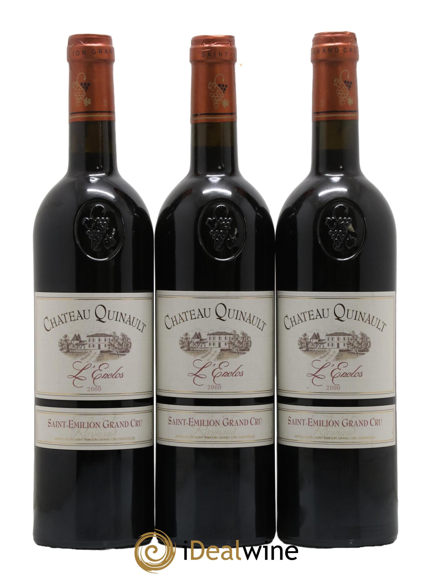 Château Quinault L'Enclos  2000 - Lot de 12 bouteilles - 4