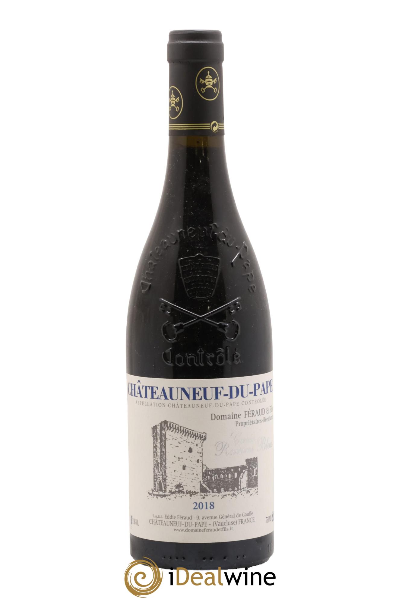 Châteauneuf-du-Pape Cuvée Raisins Bleus Eddie Féraud 2018 - Posten von 1 Flasche - 0