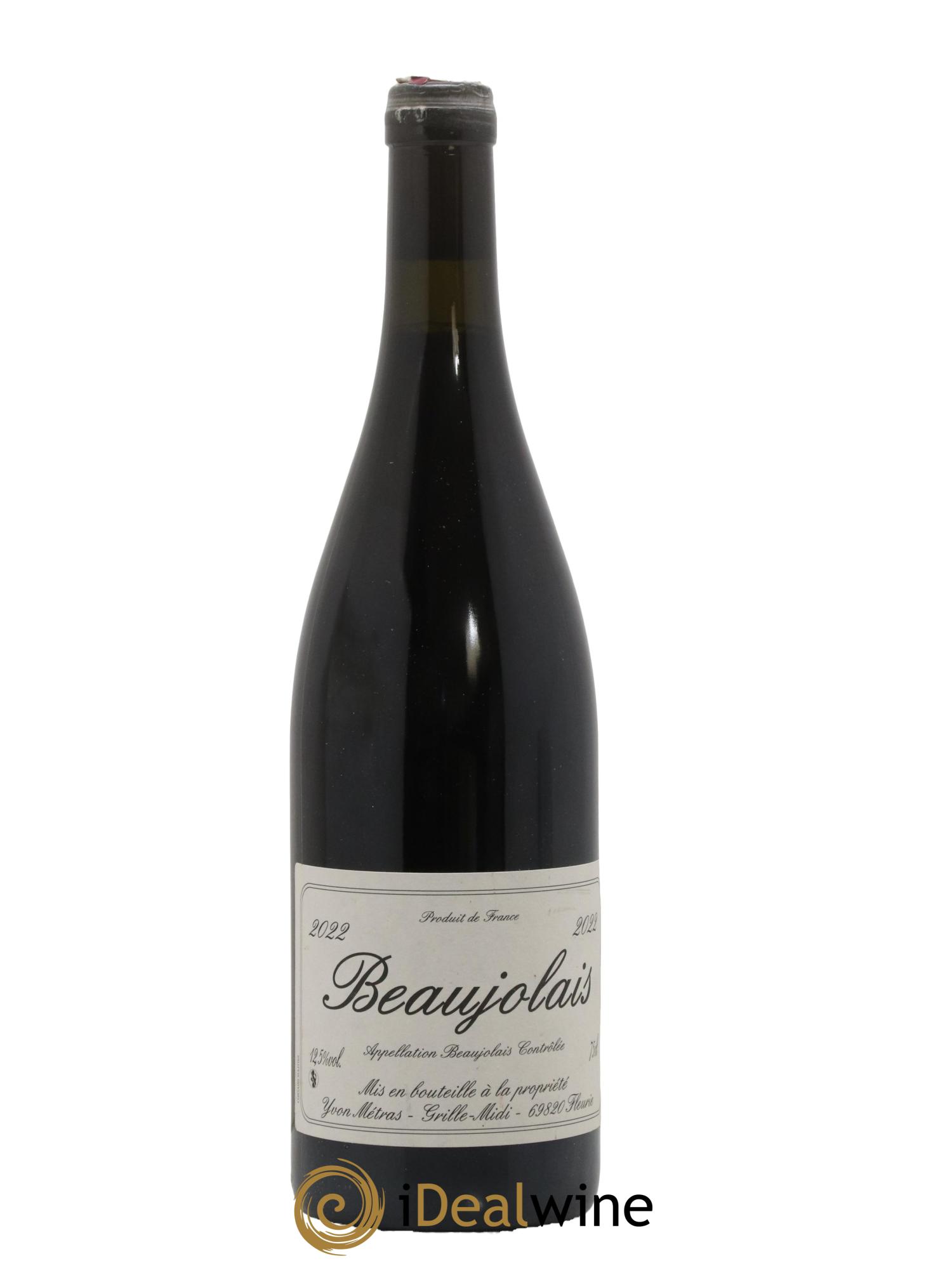 Beaujolais Yvon Métras 2022 - Lot de 1 bouteille - 0