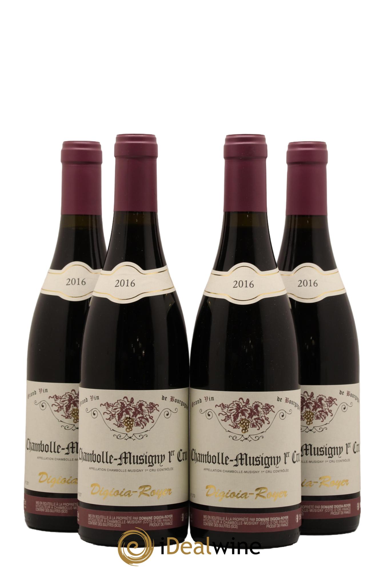 Chambolle-Musigny 1er Cru Domaine Digioia Royer 2016 - Lot de 4 bouteilles - 0