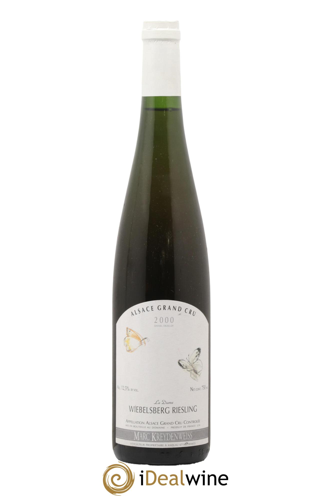Alsace Riesling Grand Cru Wiebelsberg Marc Kreydenweiss 2000 - Lot de 1 bouteille - 0