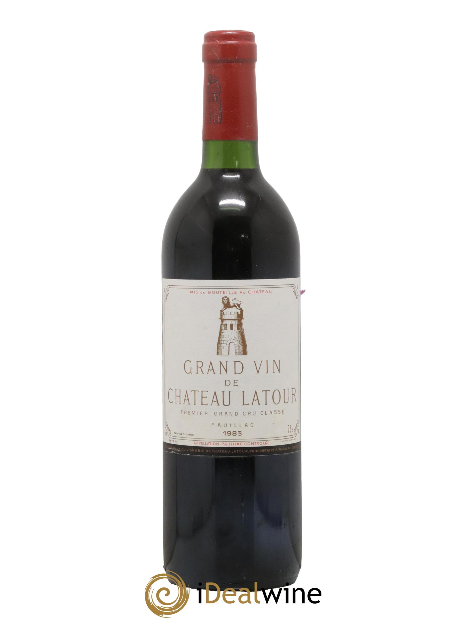 Château Latour 1er Grand Cru Classé 1983 - Lot de 1 bouteille - 0