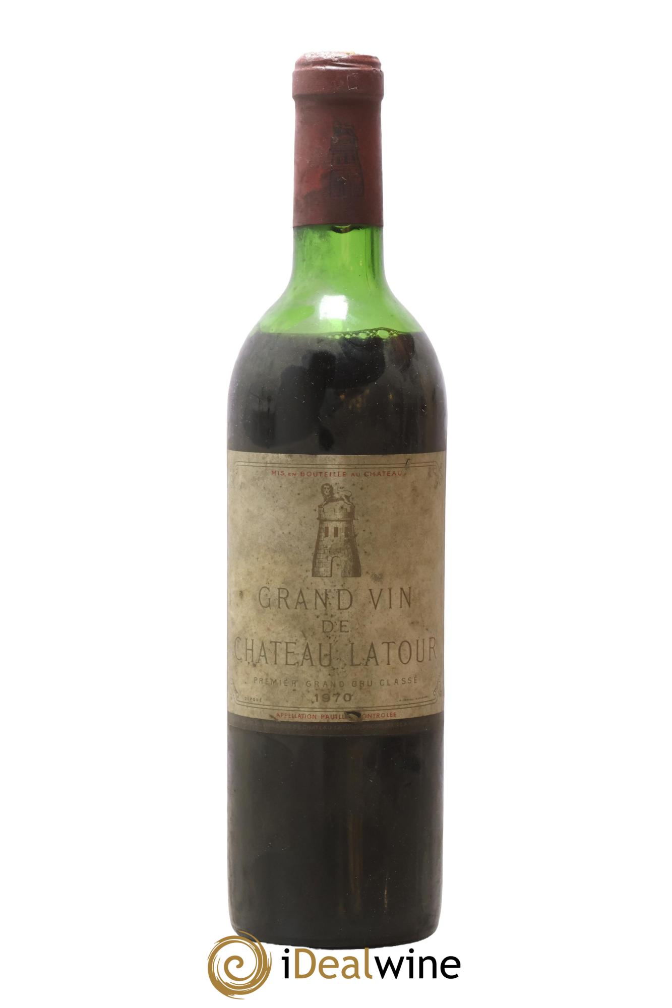 Château Latour 1er Grand Cru Classé 1970 - Lot de 1 bouteille - 0