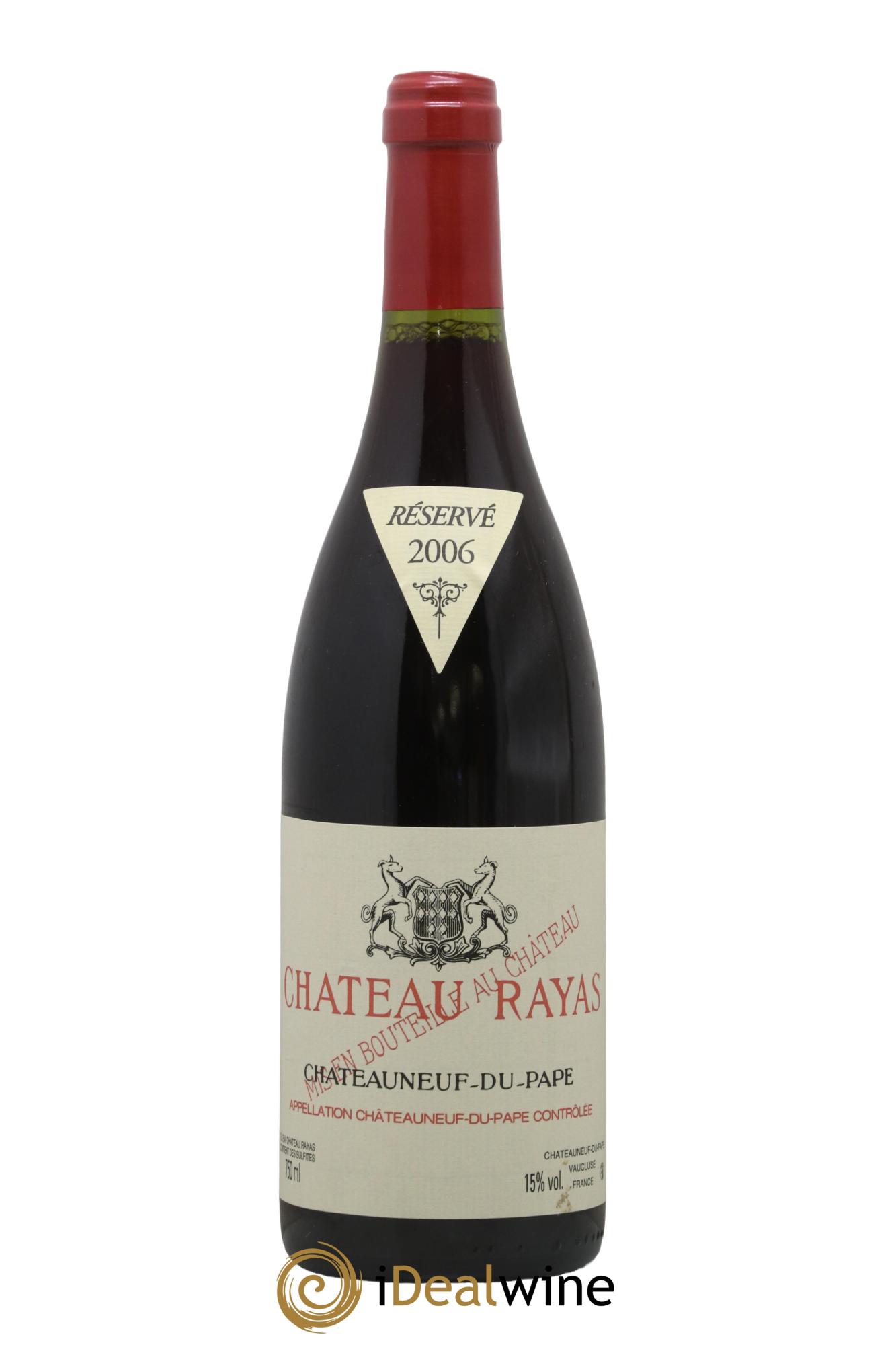 Châteauneuf-du-Pape Château Rayas Emmanuel Reynaud 2006 - Lot de 1 bouteille - 0