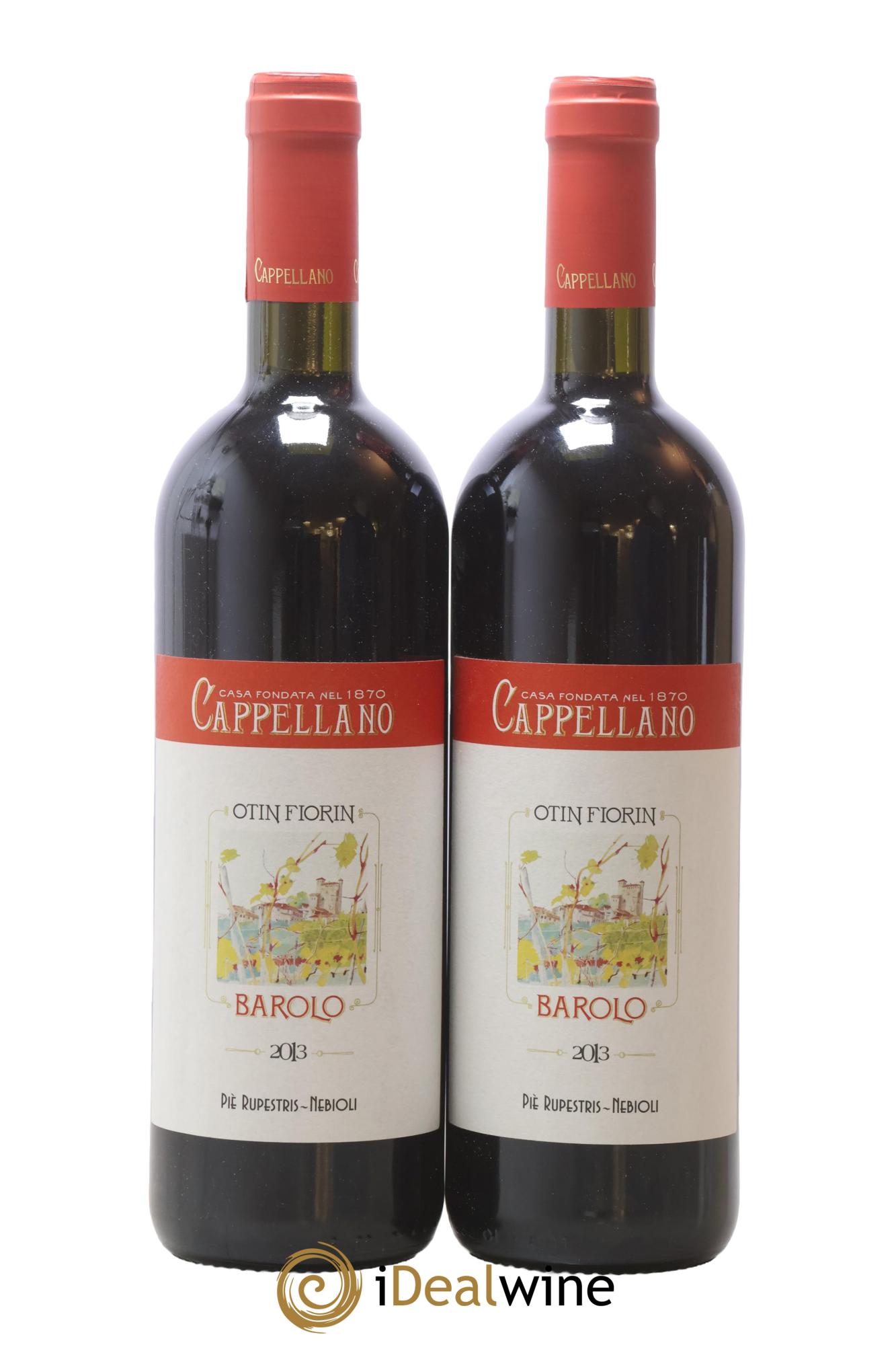 Barolo DOCG Pie Rupestris Cappellano 2013 - Posten von 2 Flaschen - 0