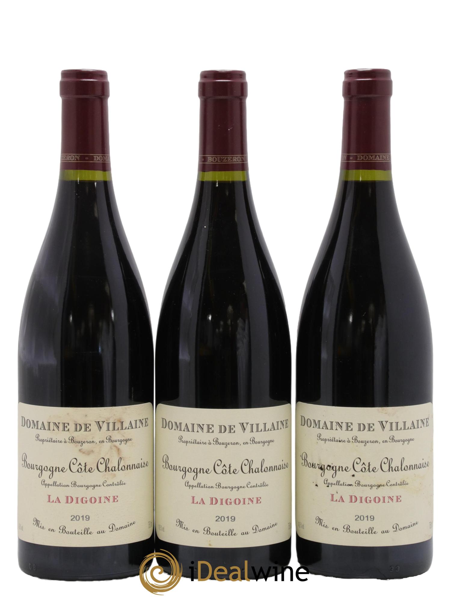 Bourgogne La Digoine Domaine de Villaine 2019 - Lot de 3 bouteilles - 0