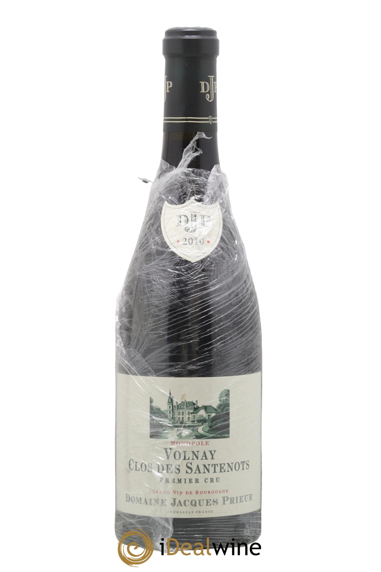 Volnay 1er Cru Clos des Santenots Jacques Prieur (Domaine) 2010 - Lot de 1 bouteille - 0