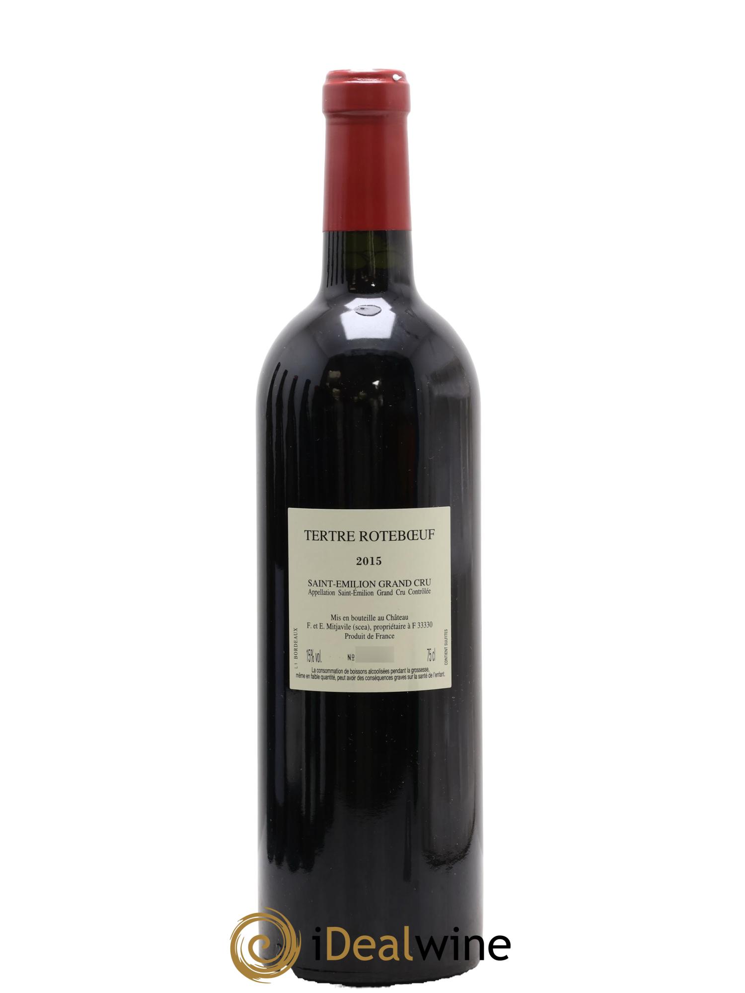 Château Tertre Roteboeuf 2015 - Lot de 1 bouteille - 1