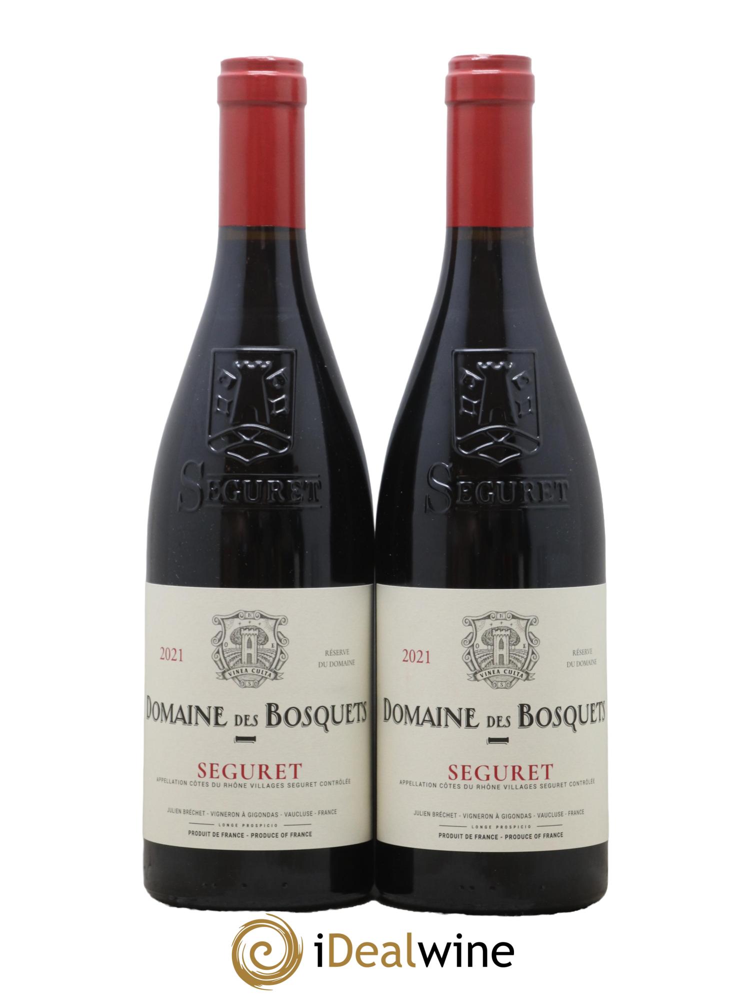 Côtes-du-Rhône Villages Seguret Domaine Des Bosquets 2021 - Lot de 2 bouteilles - 0