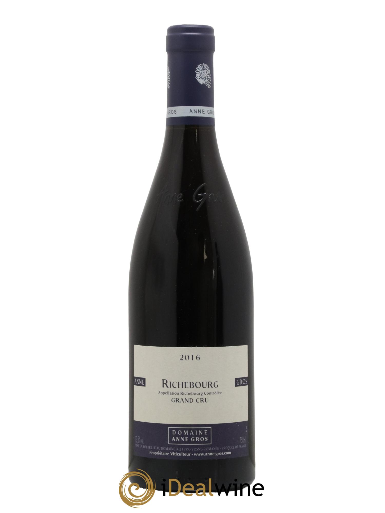 Richebourg Grand Cru Anne Gros 2016 - Lot de 1 bouteille - 0