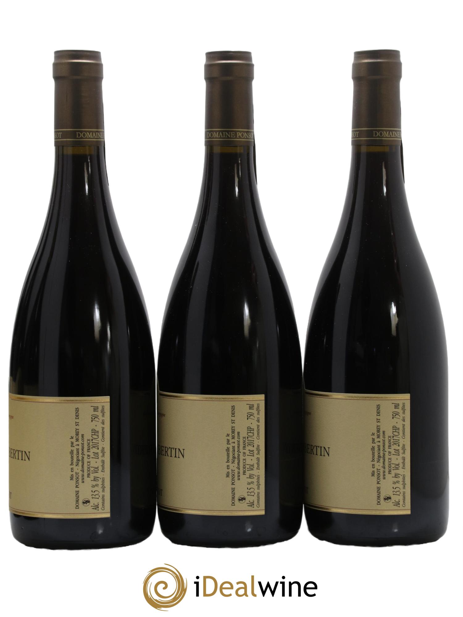 Chapelle-Chambertin Grand Cru Ponsot (Domaine) 2017 - Lot of 6 bottles - 3