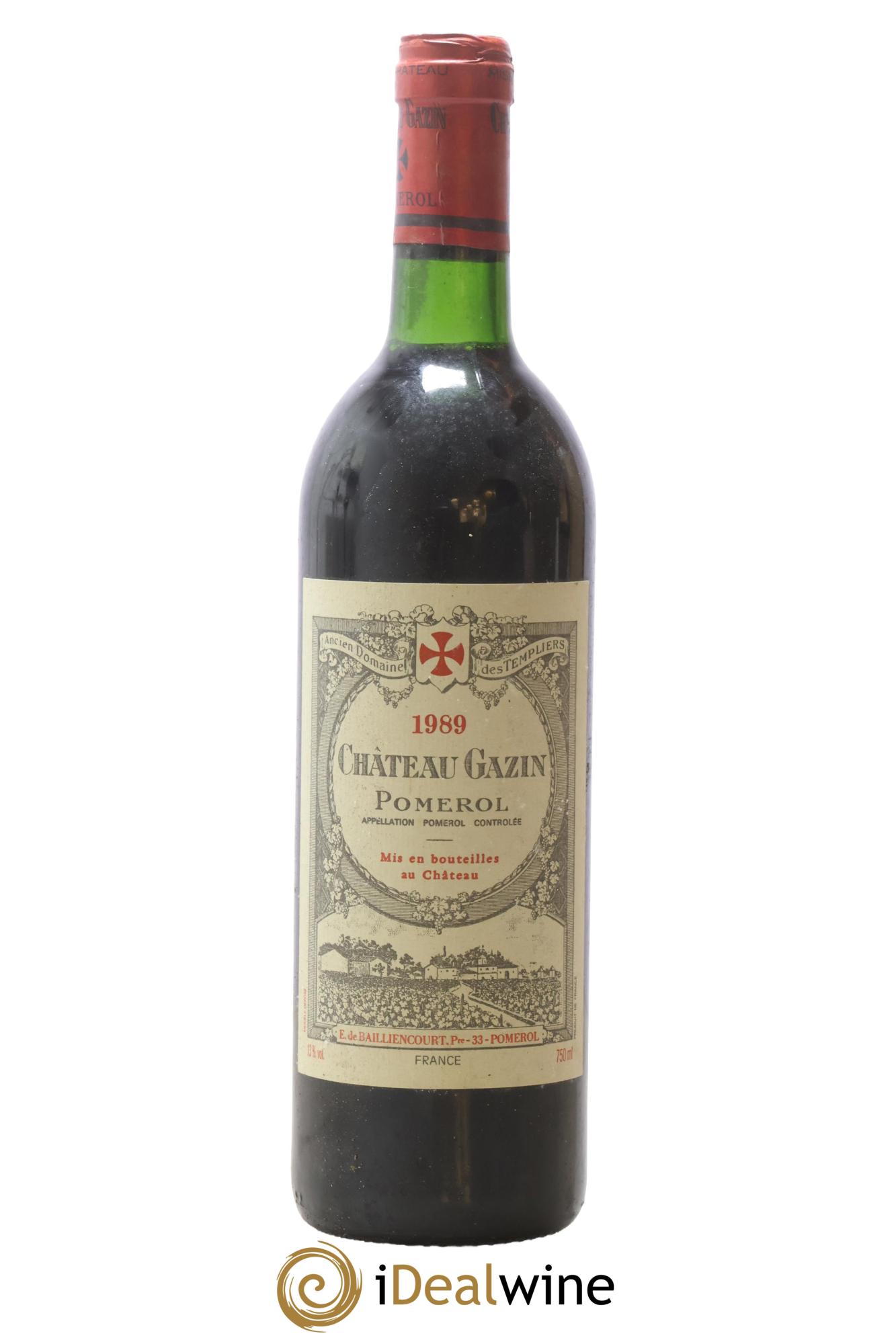 Château Gazin 1989 - Posten von 1 Flasche - 0