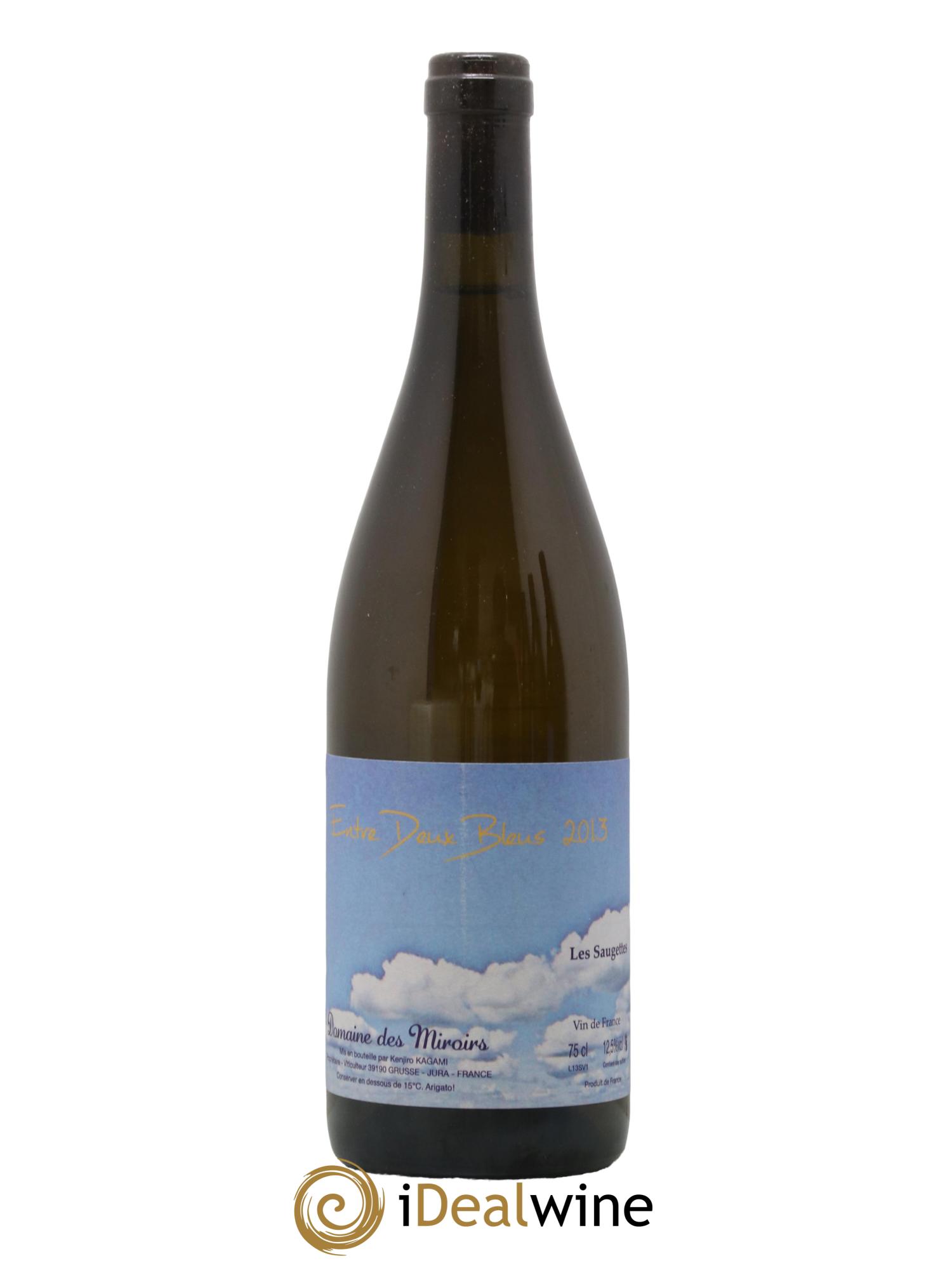 Vin de France Entre Deux Bleus Les saugettes Kenjiro Kagami - Domaine des Miroirs 2013 - Lot de 1 bouteille - 0