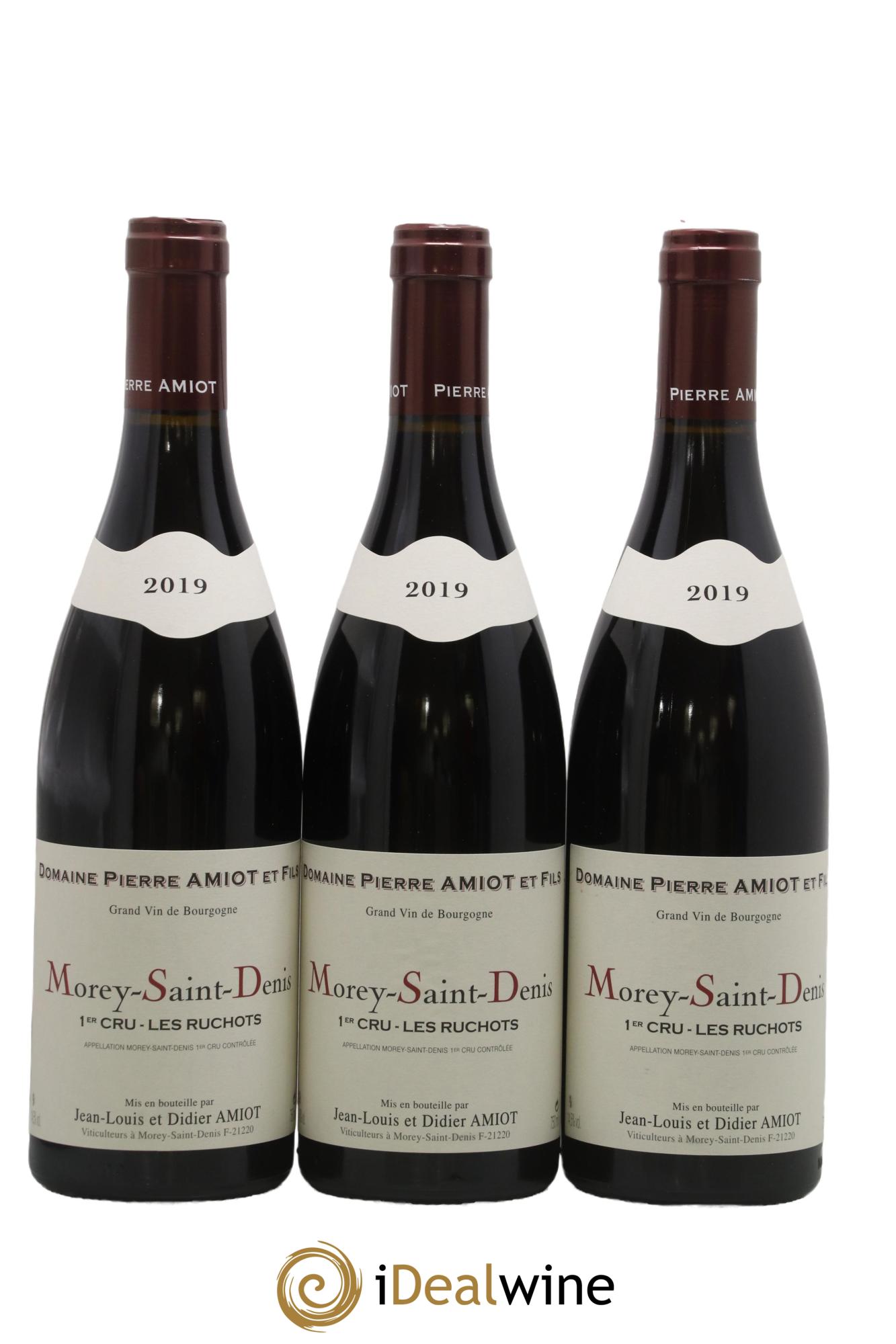 Morey-Saint-Denis 1er Cru Les Ruchots Pierre Amiot et Fils (Domaine) 2019 - Lot de 3 bouteilles - 0