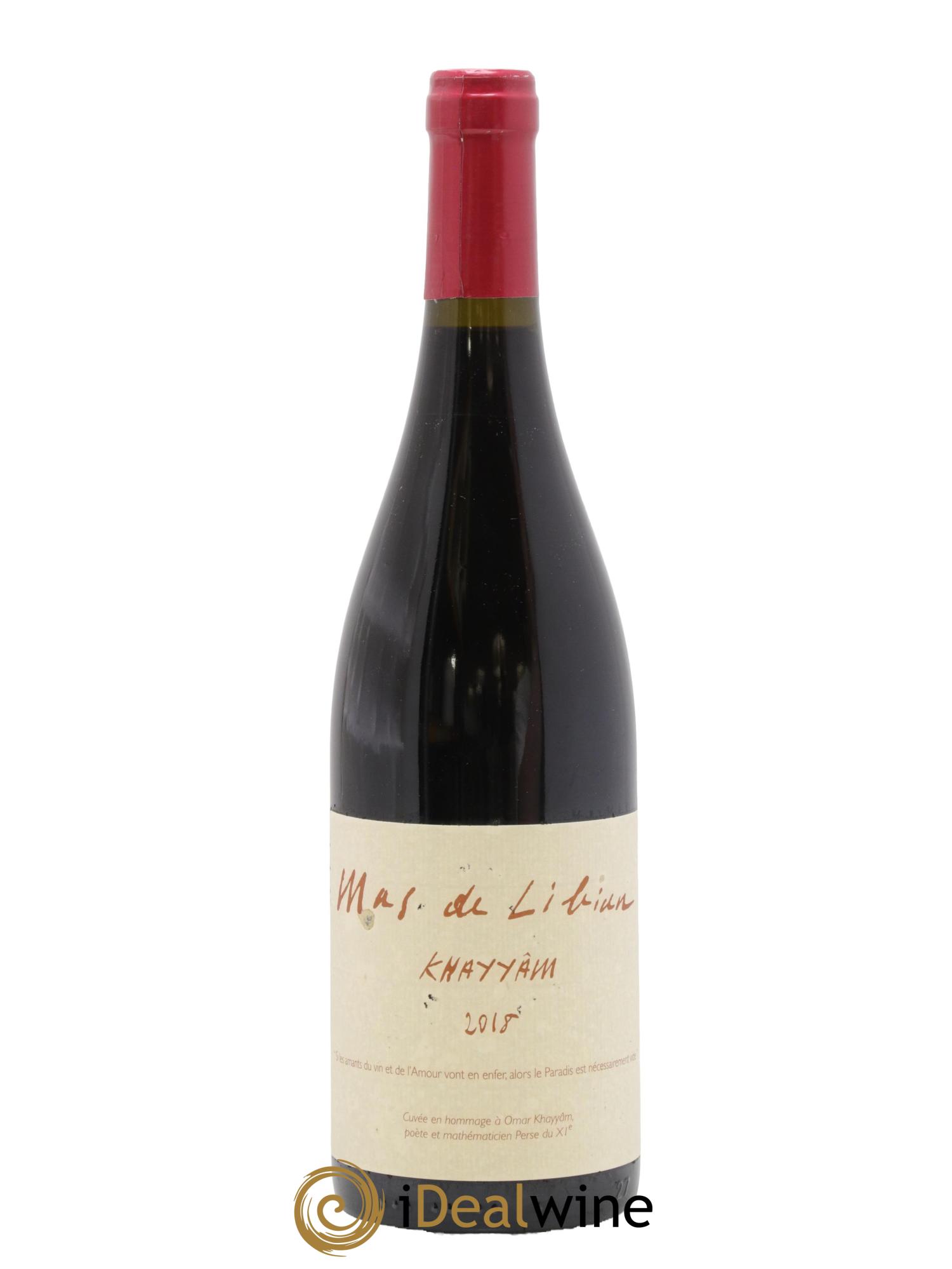 Vin de France (anciennement Côtes-du-Rhône) Khayyam Mas de Libian 2018 - Lot de 1 bouteille - 0