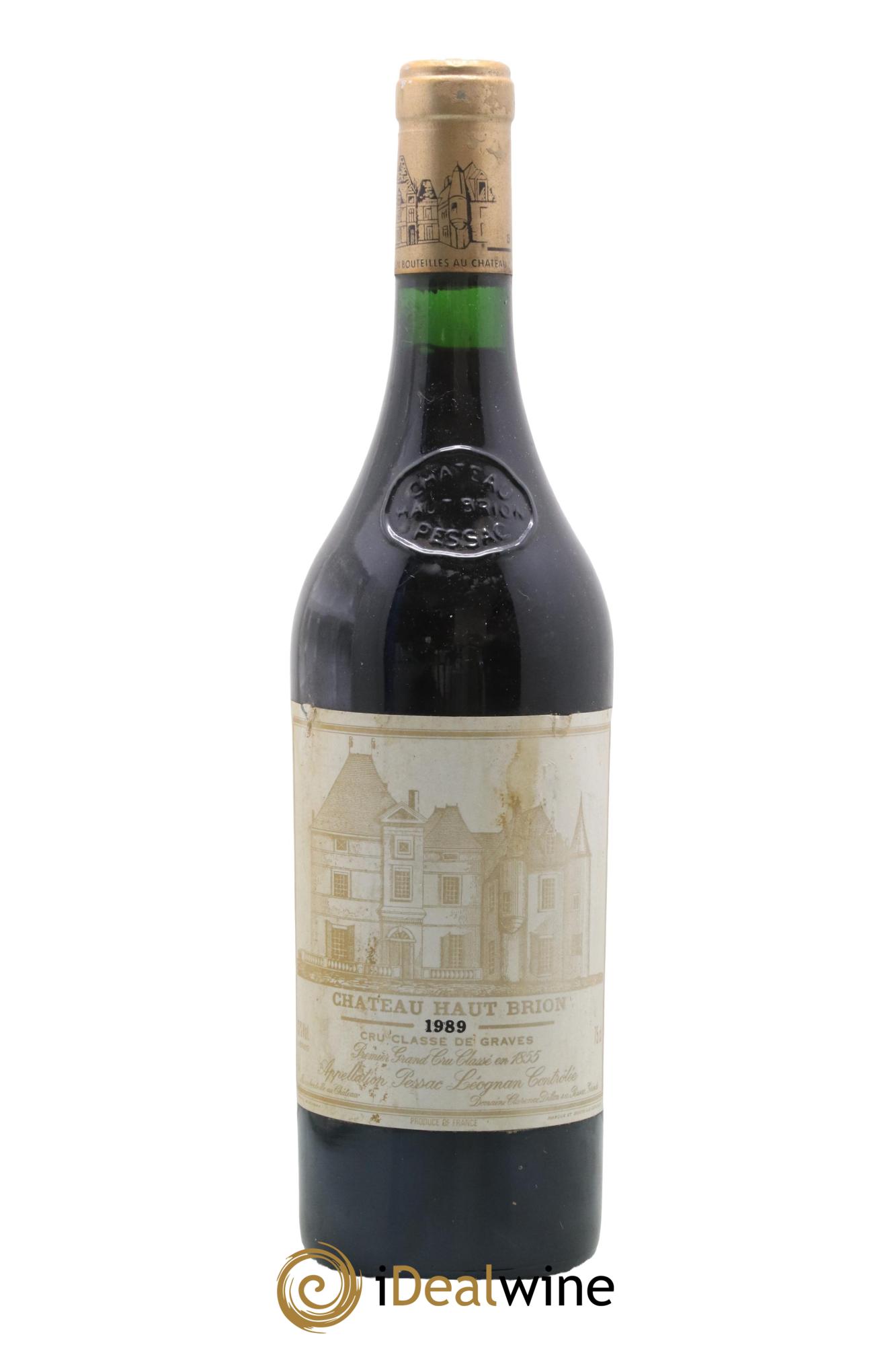 Château Haut Brion 1er Grand Cru Classé 1989 - Lot de 1 bouteille - 0