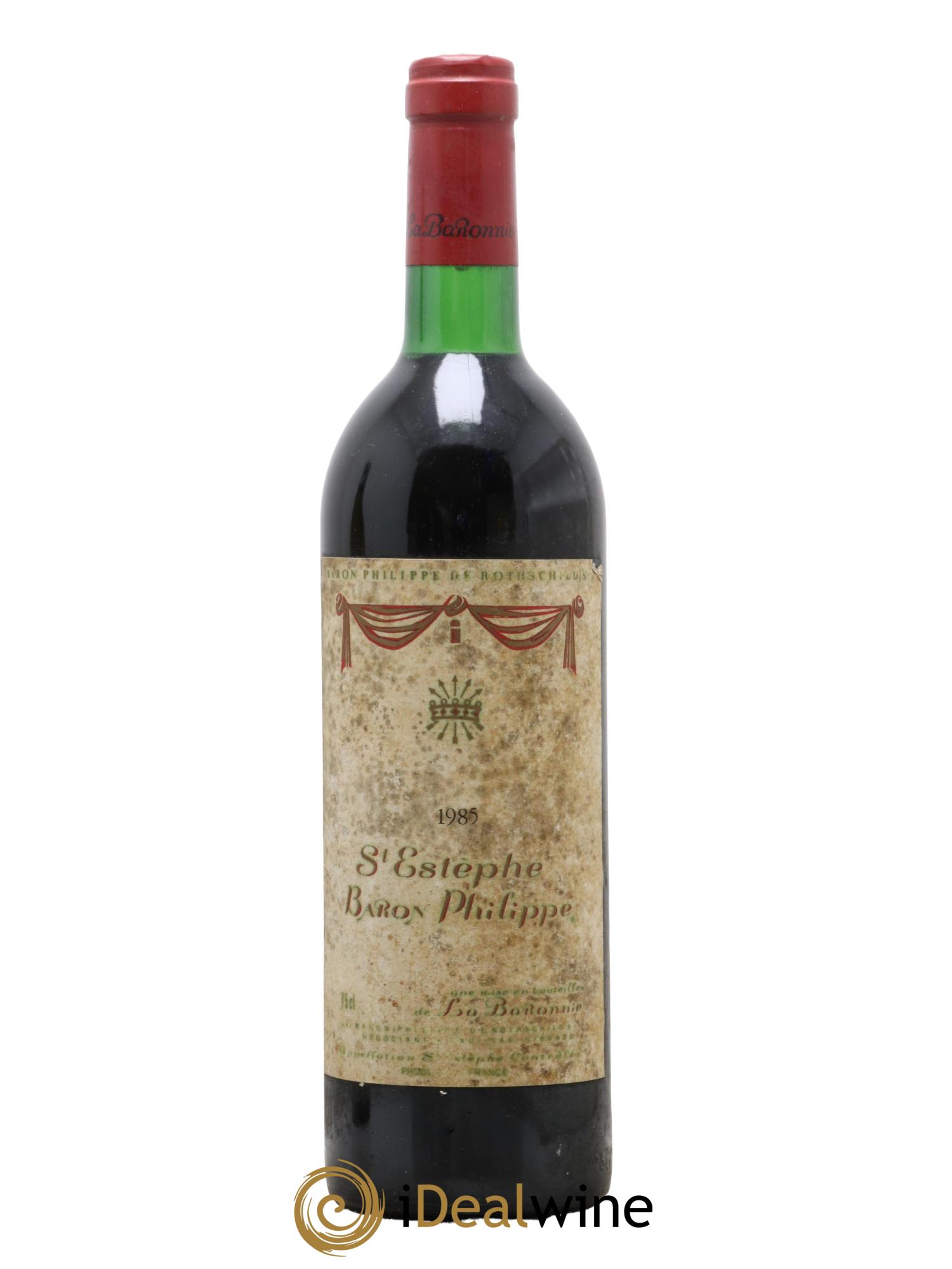Saint-Estèphe Baron Philippe de Rothschild 1985 - Lot de 1 bouteille - 0