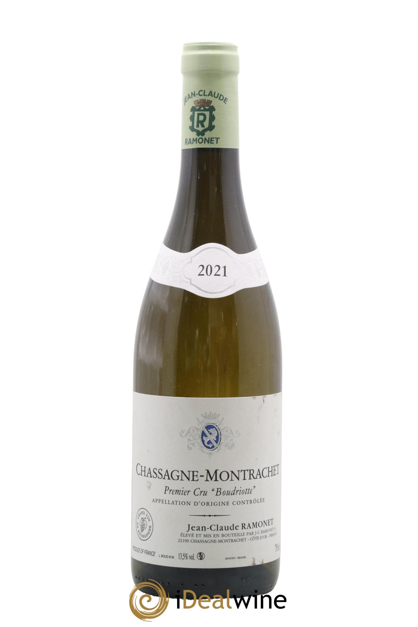 Chassagne-Montrachet 1er Cru Boudriotte Ramonet (Domaine) 2021 - Lot de 1 bouteille - 0