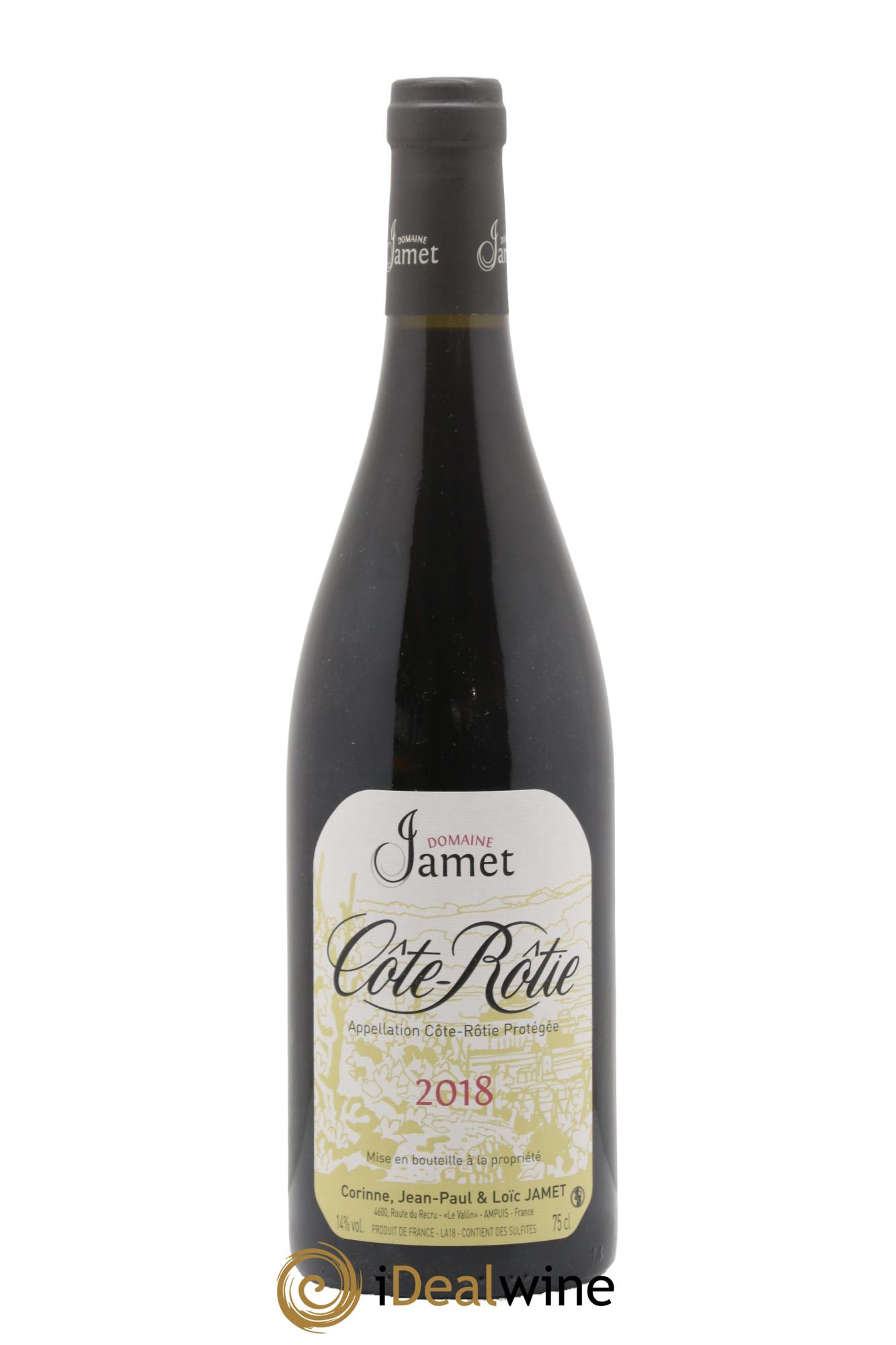 Côte-Rôtie Jamet (Domaine) 2018 - Lot of 1 bottle - 0
