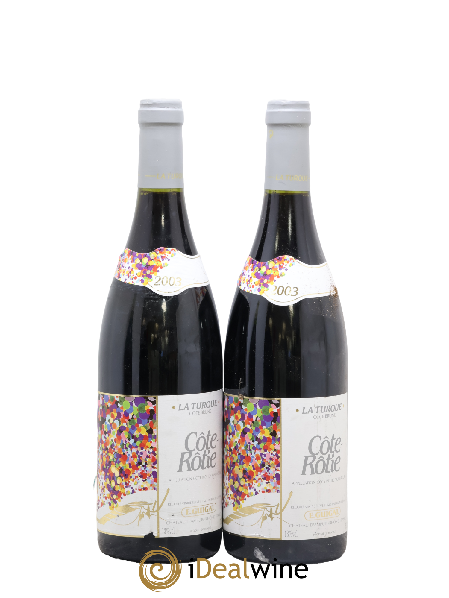 Côte-Rôtie La Turque Guigal 2003 - Posten von 2 Flaschen - 0