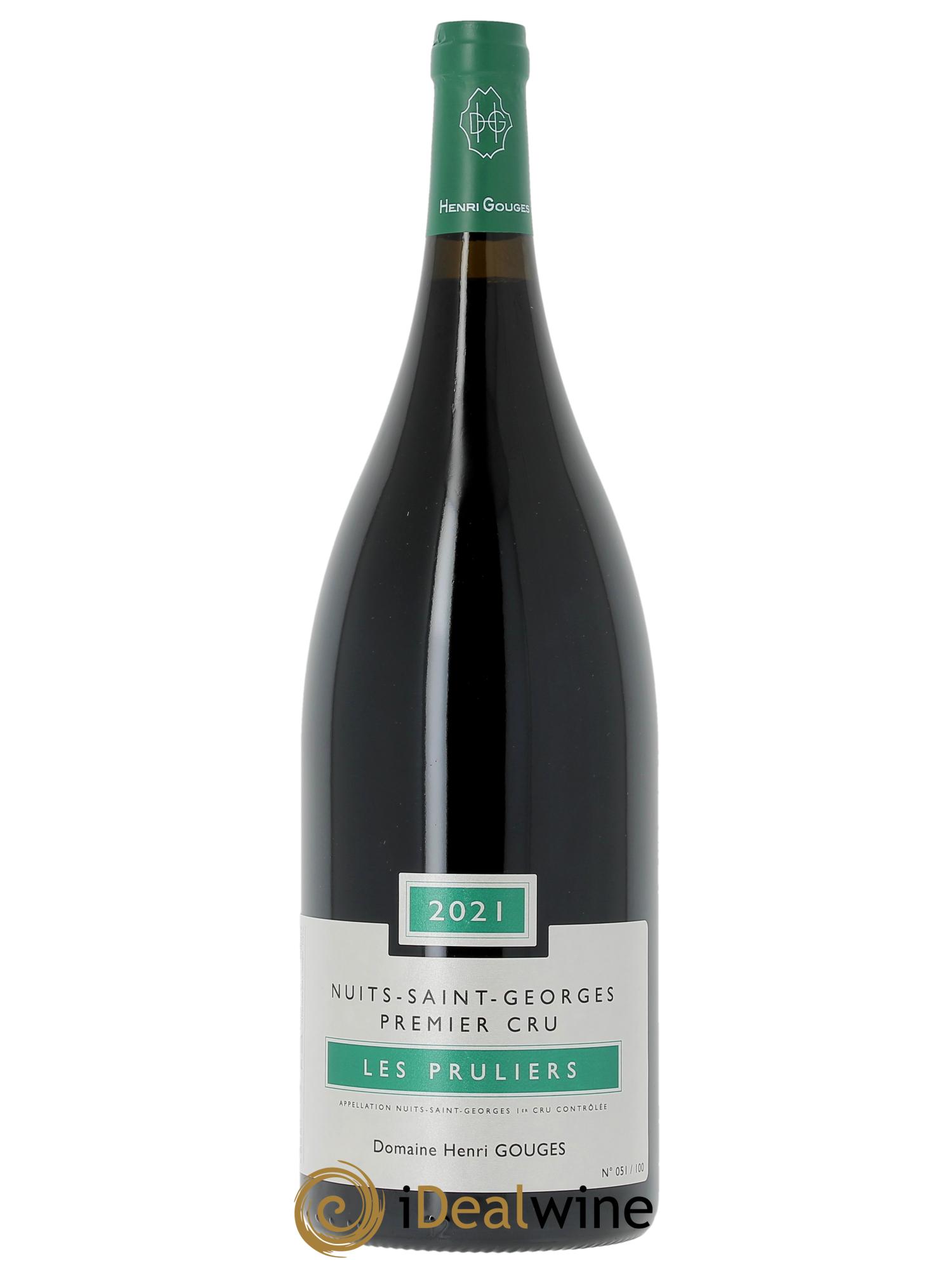 Nuits-Saint-Georges 1er Cru Les Pruliers Henri Gouges 2021 - Posten von 1 Magnum - 0