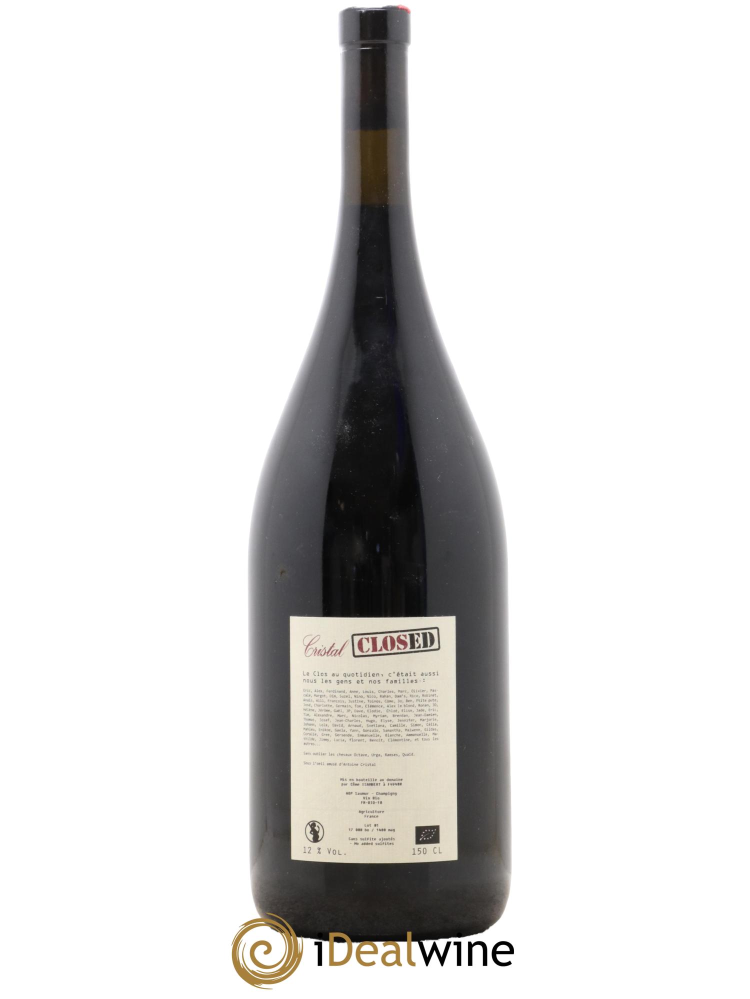 Saumur-Champigny Cristal Closed Come Isanbert 2015 - Lotto di 1 magnum - 1