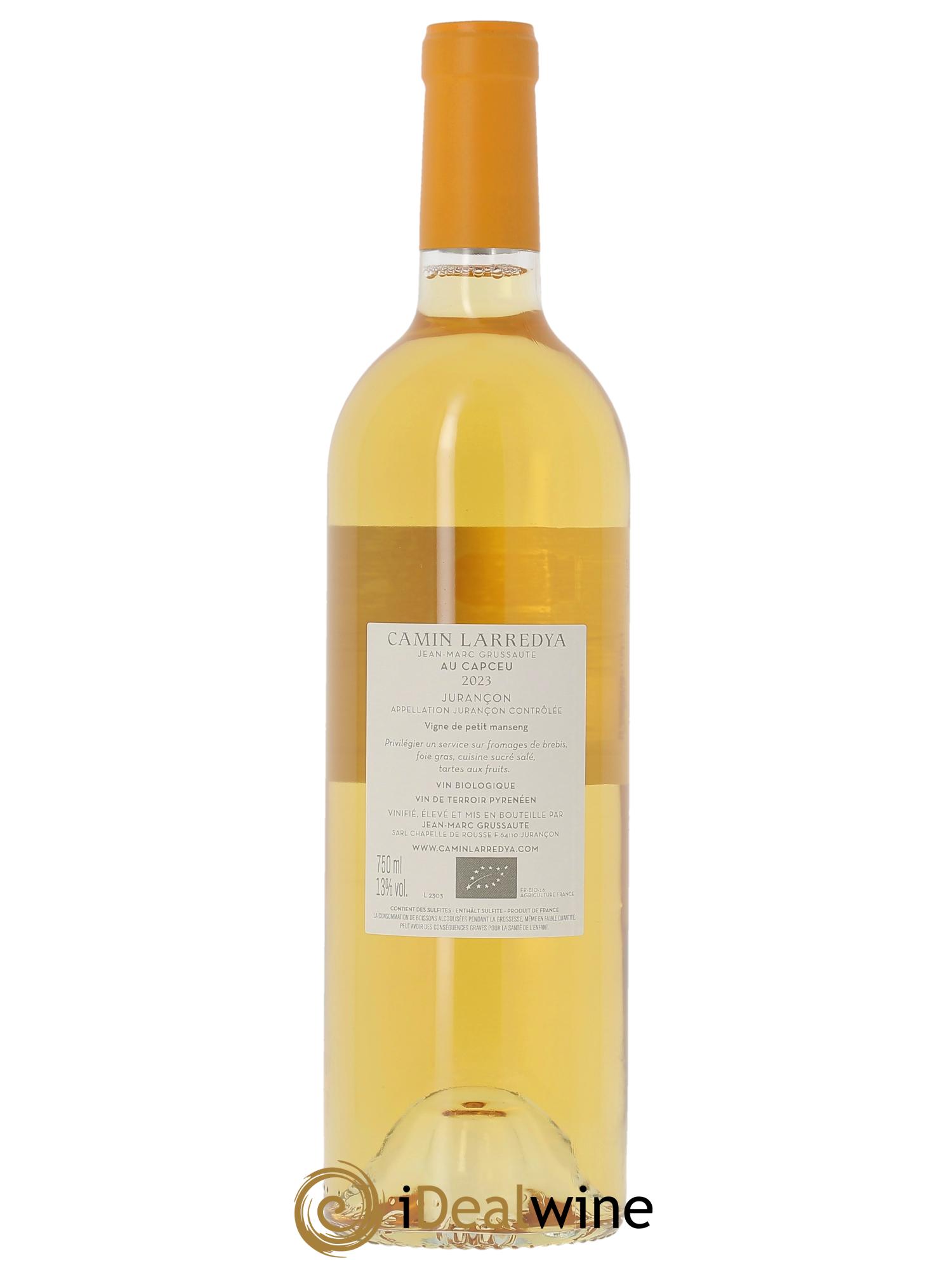 Jurançon Au Capcéu Camin Larredya 2023 - Posten von 1 Flasche - 1