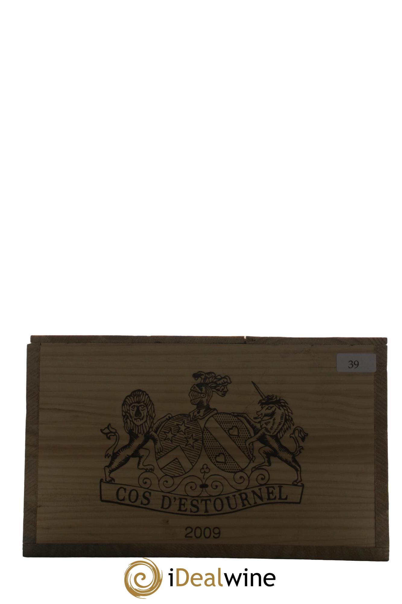 Cos d'Estournel 2ème Grand Cru Classé 2009 - Lot de 12 bouteilles - 10