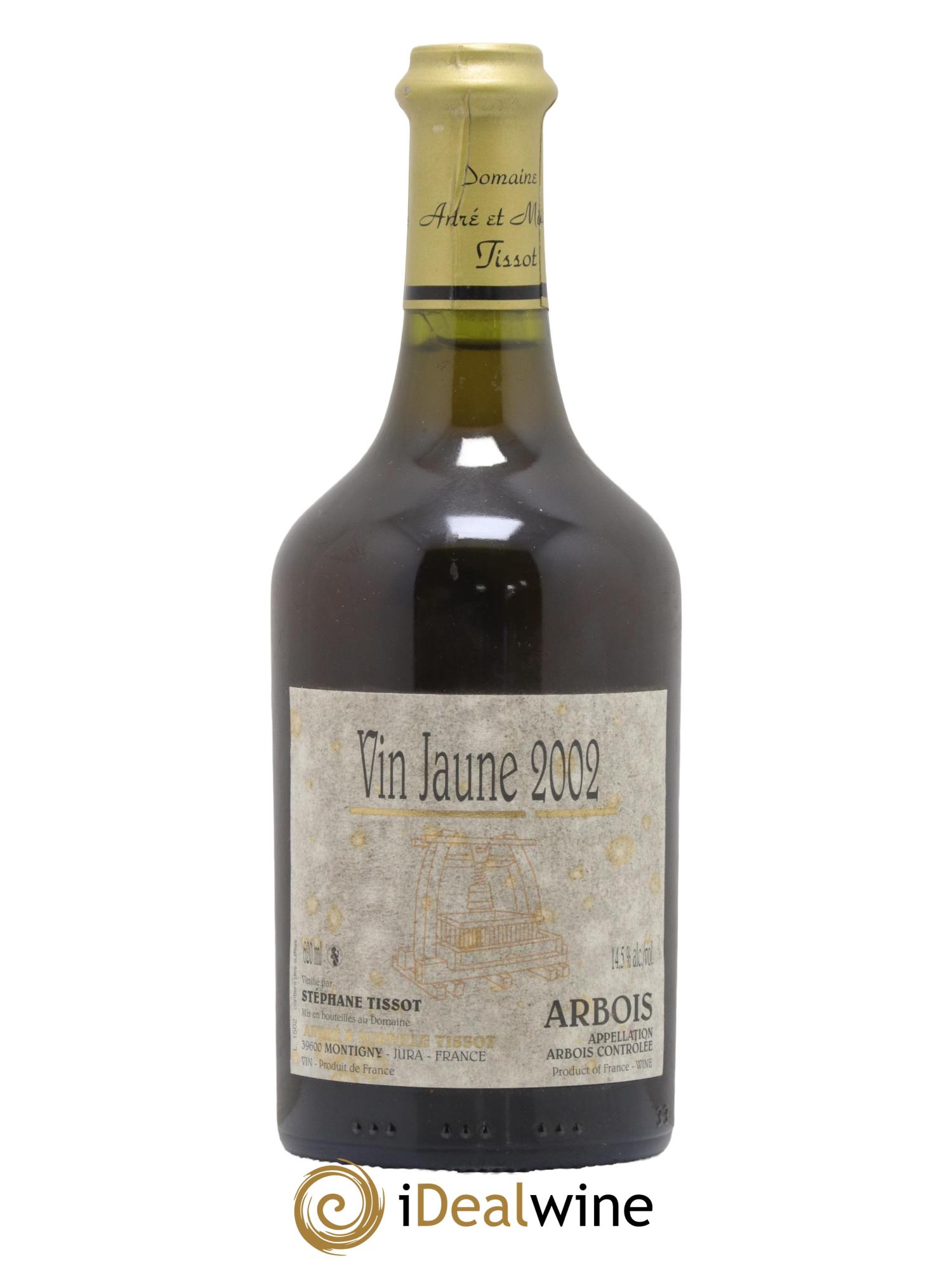 Arbois Vin Jaune Domaine Benedicte et Stephane Tissot 2002 - Lot de 1 clavelin - 0