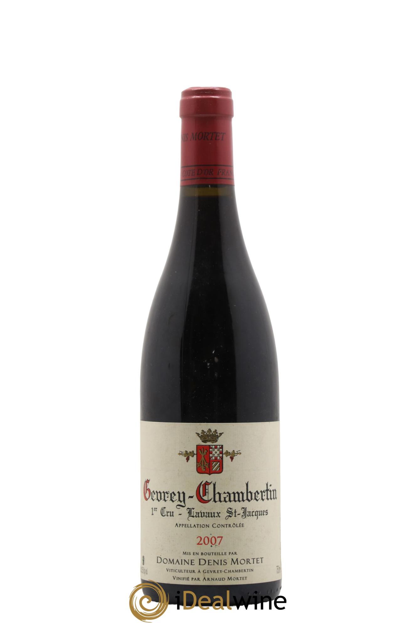 Gevrey-Chambertin 1er Cru Lavaux Saint Jacques Denis Mortet (Domaine) 2007 - Lot de 1 bouteille - 0