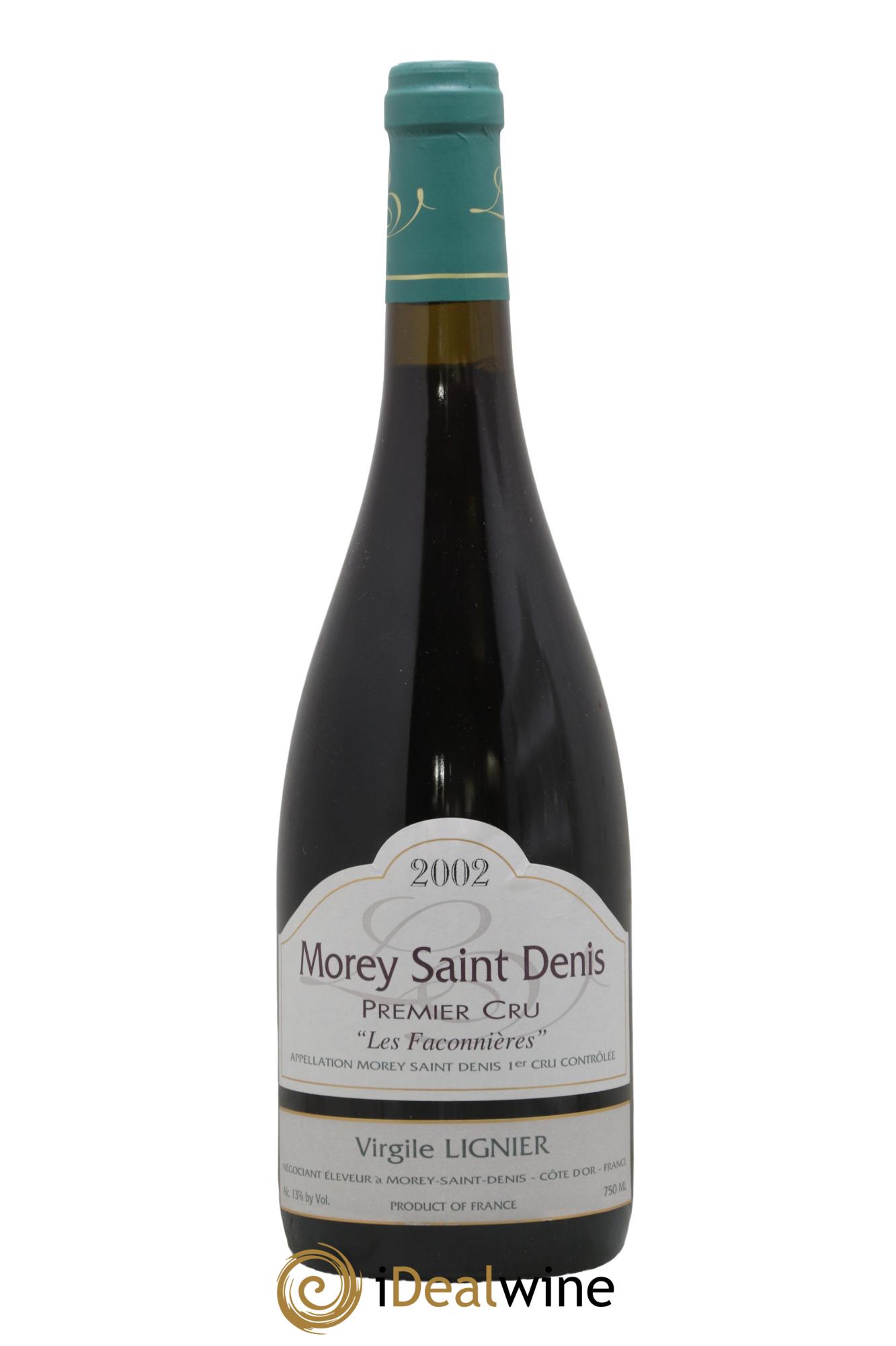 Morey-Saint-Denis 1er Cru Les Faconnières Lignier-Michelot (Domaine) 2002 - Lot de 1 bouteille - 0