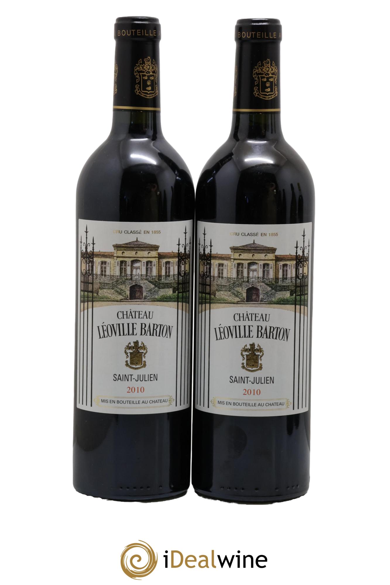Château Léoville Barton 2ème Grand Cru Classé 2010 - Lot de 2 bouteilles - 0