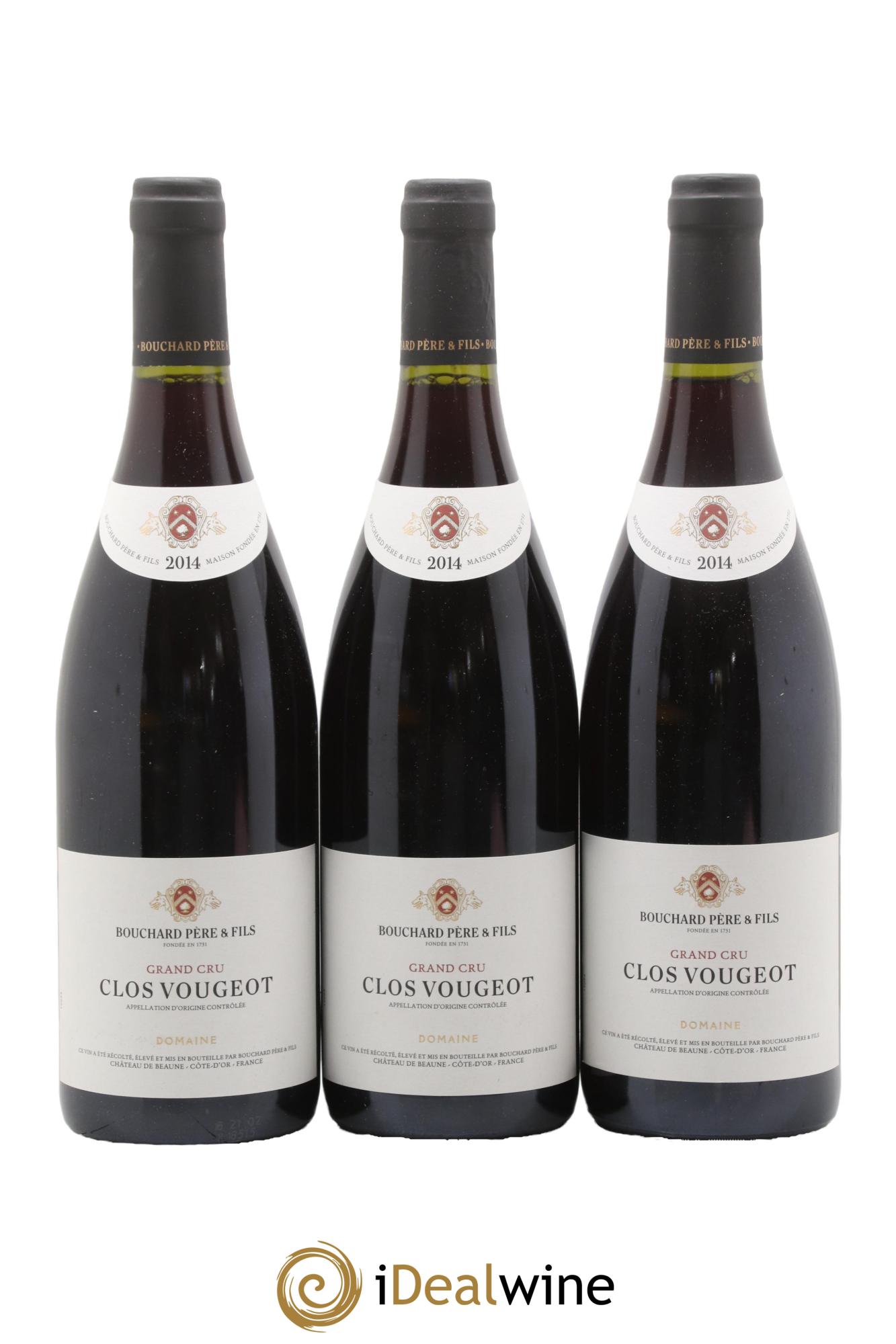Clos de Vougeot Grand Cru Bouchard Père & Fils 2014 - Lot de 6 bouteilles - 1