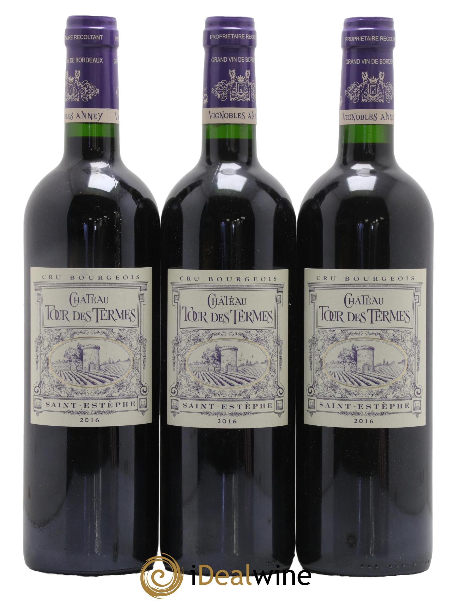 Château Tour des Termes Cru Bourgeois 2016 - Lot de 6 bouteilles - 1
