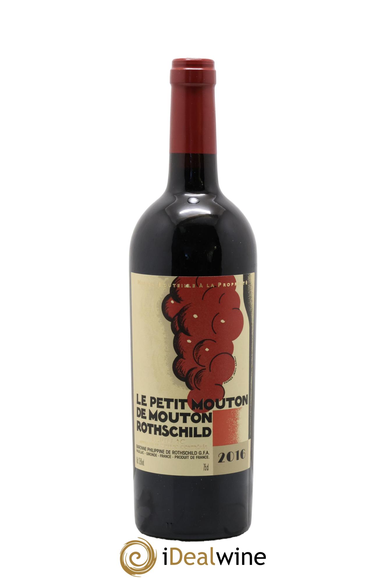 Petit Mouton Second Vin 2016 - Posten von 1 Flasche - 0