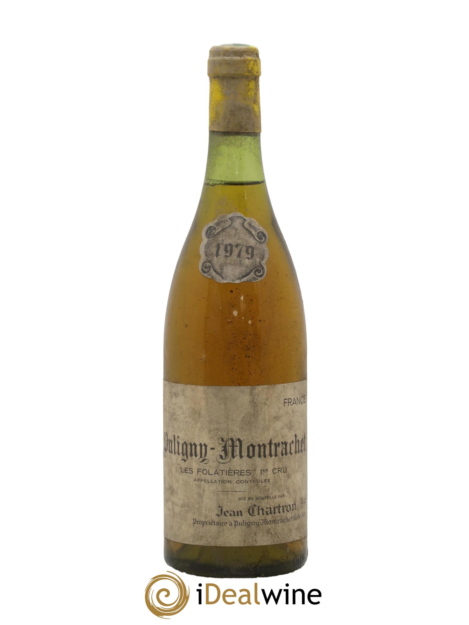 Puligny-Montrachet 1er Cru Folatières Jean Chartron (Domaine) 1979 - Lot de 1 bouteille - 0