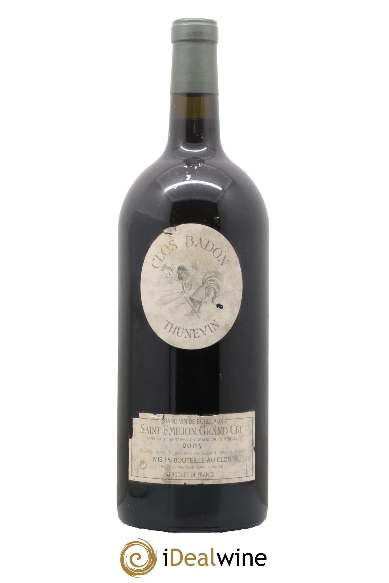 Clos Badon 2003 - Lot of 1 double magnum - 0