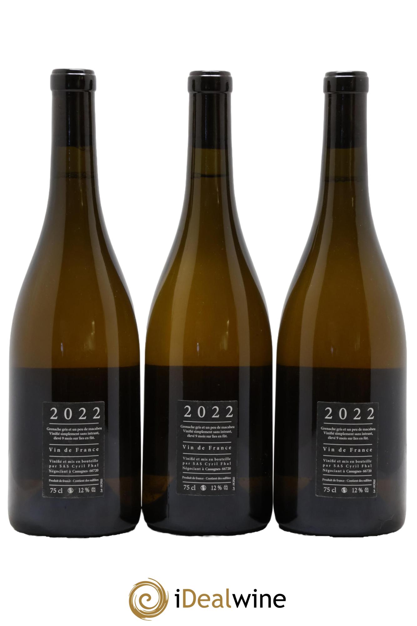 Vin de France La Femme Soleil Cyril Fhal 2022 - Posten von 3 Flaschen - 1