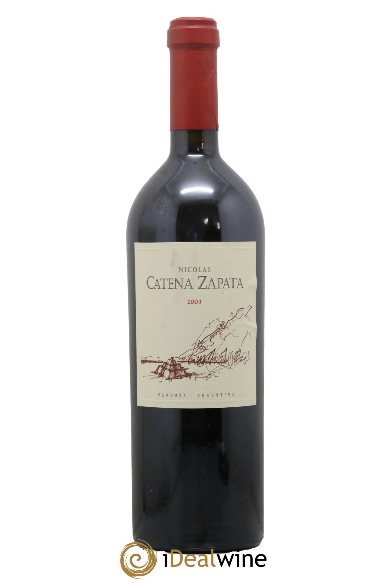 Mendoza Catena Zapata Nicolas 2003 - Lot de 1 bouteille - 0